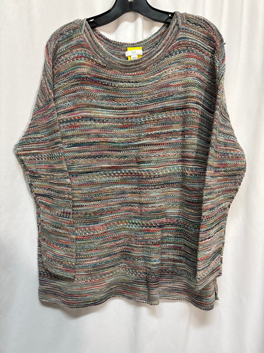 Sweater By J. Jill In Blue & Green, Size: Lp