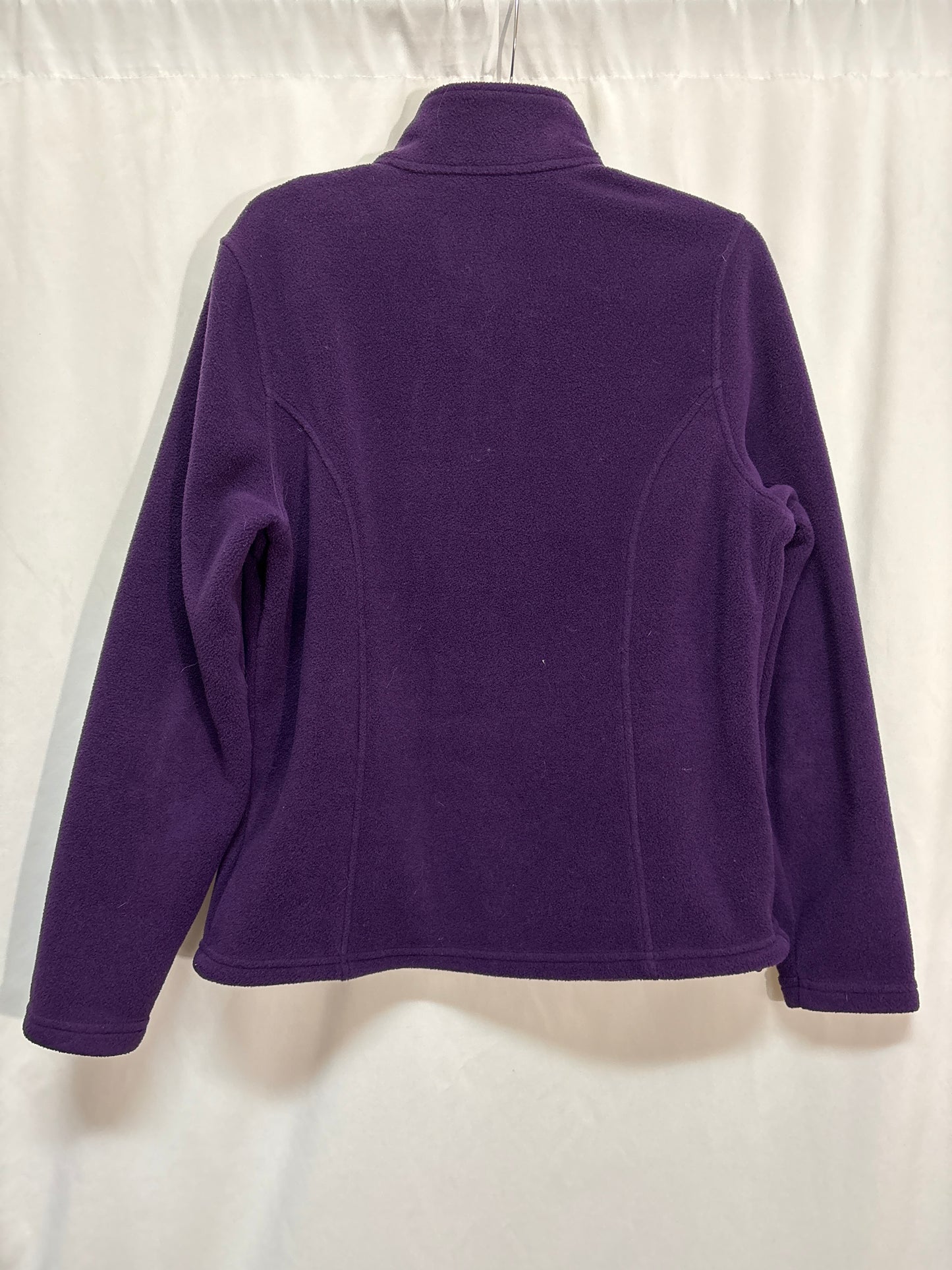 Jacket Fleece By Clothes Mentor In Purple, Size: L