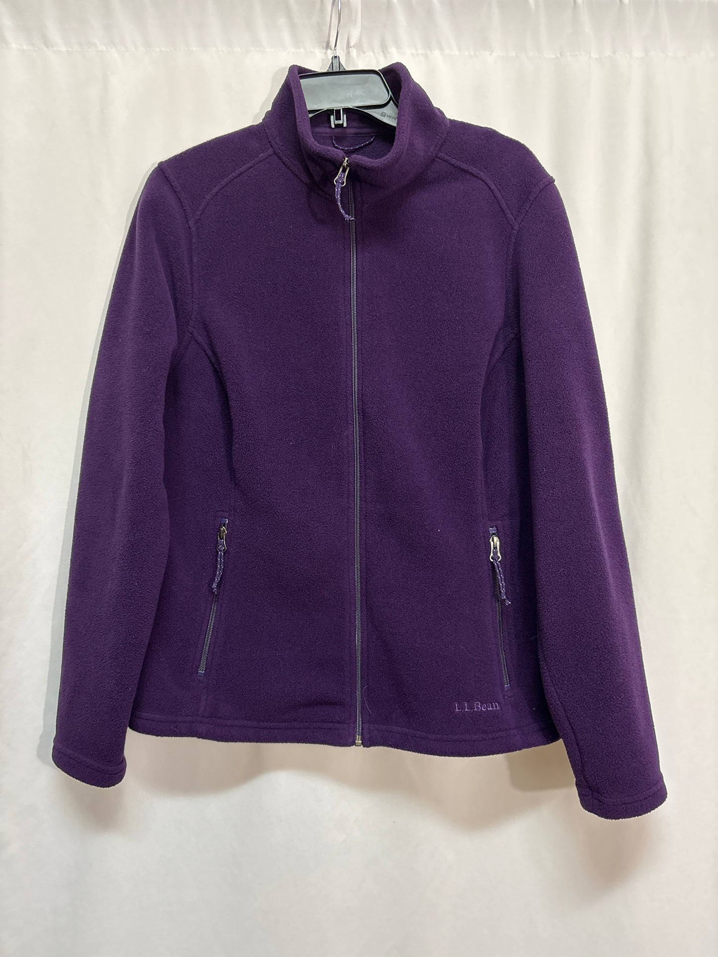 Jacket Fleece By Clothes Mentor In Purple, Size: L