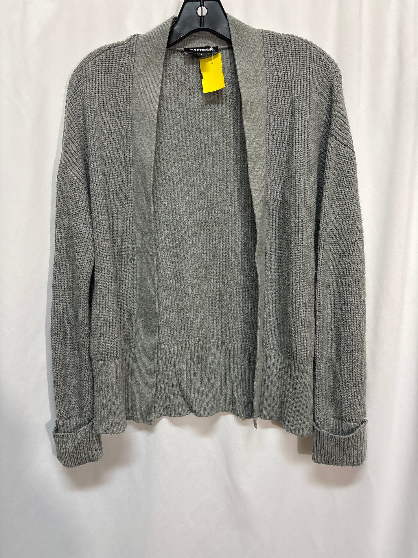 Cardigan By Express In Grey, Size: S