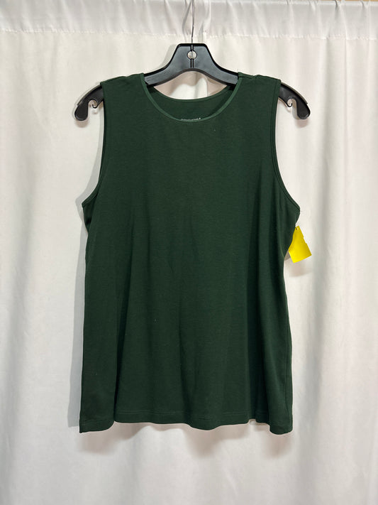 Tank Top By Christopher And Banks In Green, Size: M