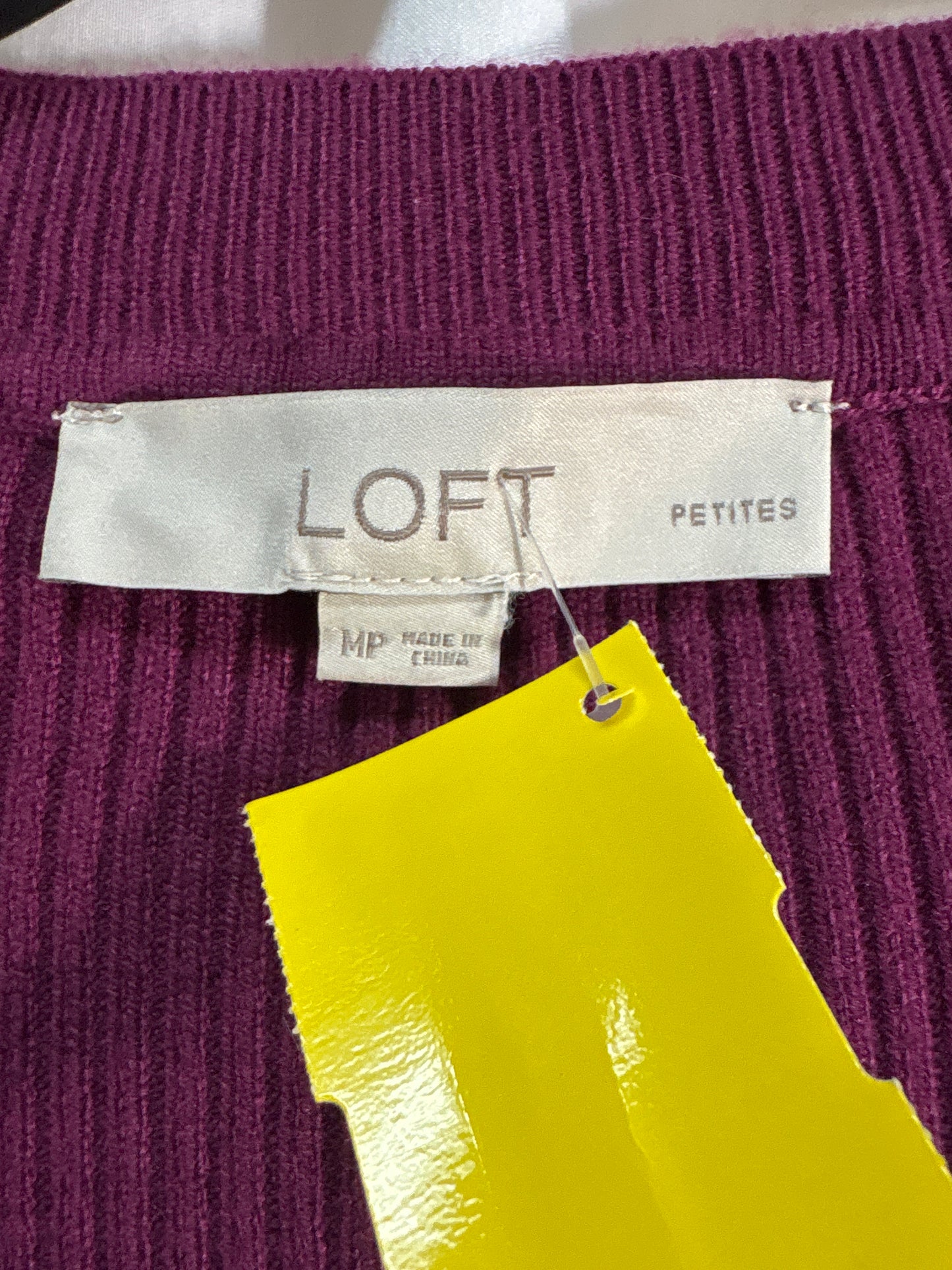 Sweater By Loft In Purple, Size: Mp