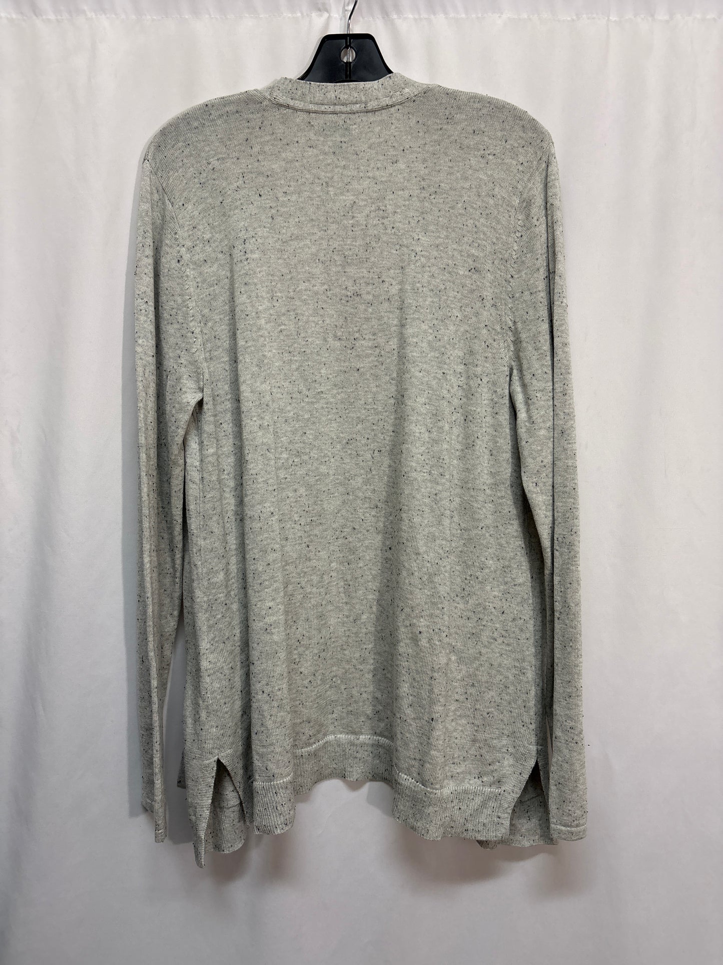 Sweater Cardigan By Croft And Barrow In Grey, Size: L