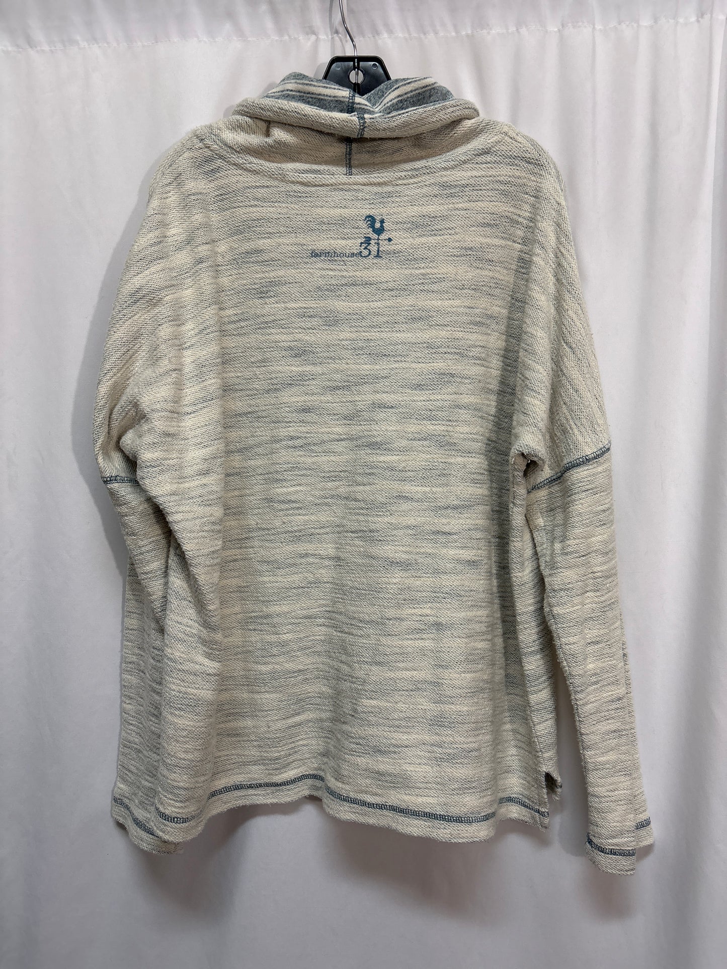 Sweatshirt Crewneck By Clothes Mentor In Cream, Size: Xl