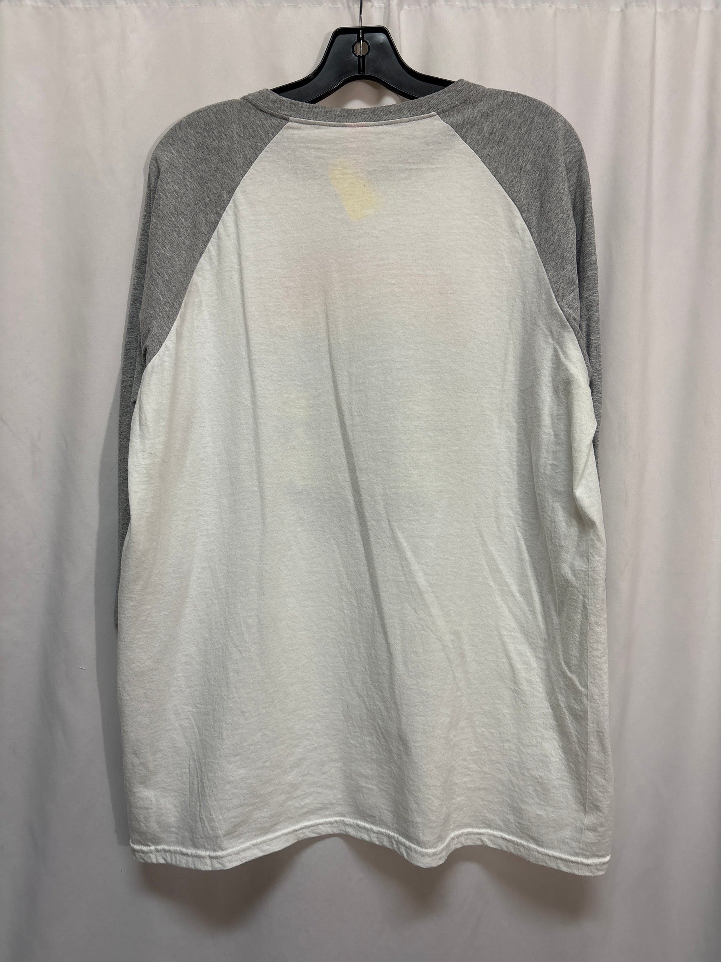 Top 3/4 Sleeve By Clothes Mentor In Grey, Size: L