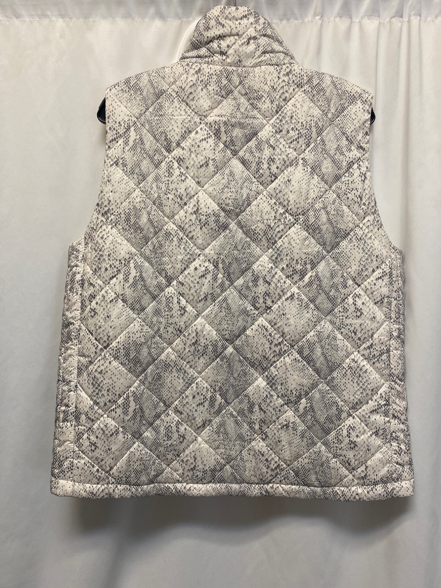 Vest Puffer & Quilted By Lou And Grey In Snakeskin Print, Size: L