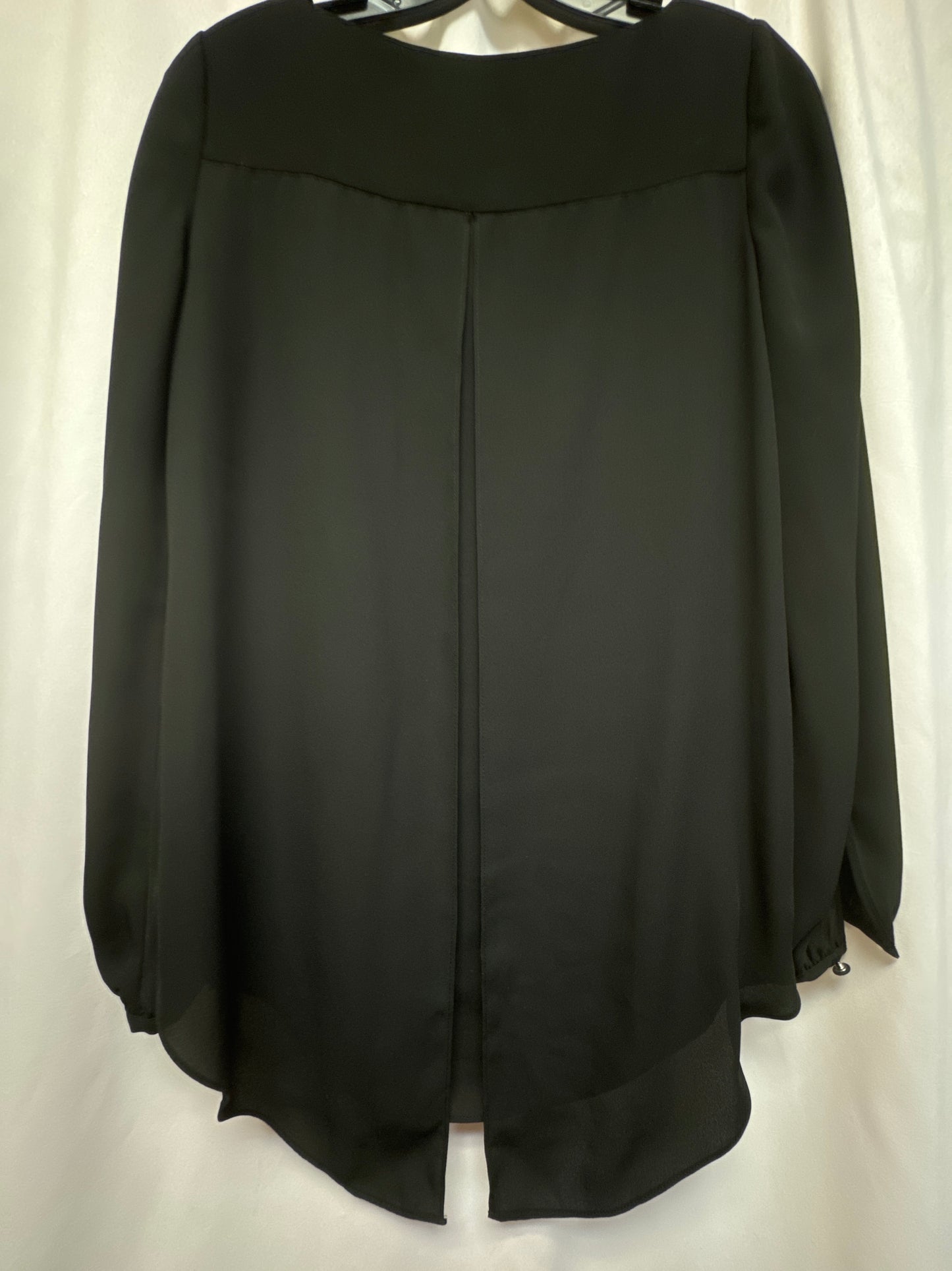 Top Long Sleeve By White House Black Market In Black, Size: M