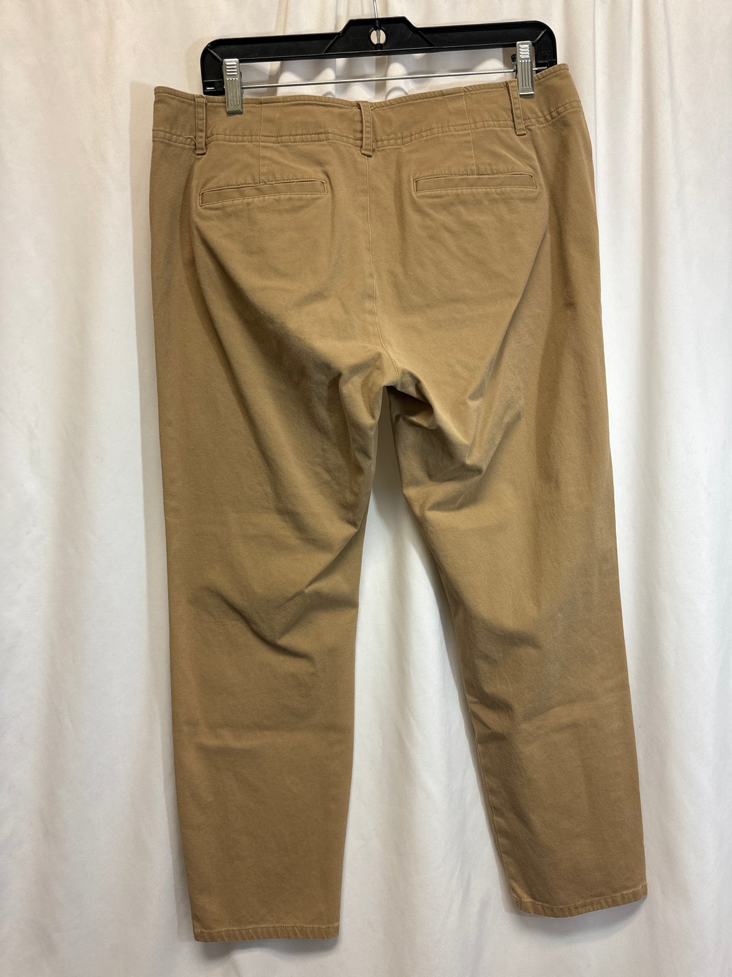 Pants Cropped By Lauren By Ralph Lauren In Beige, Size: 12p