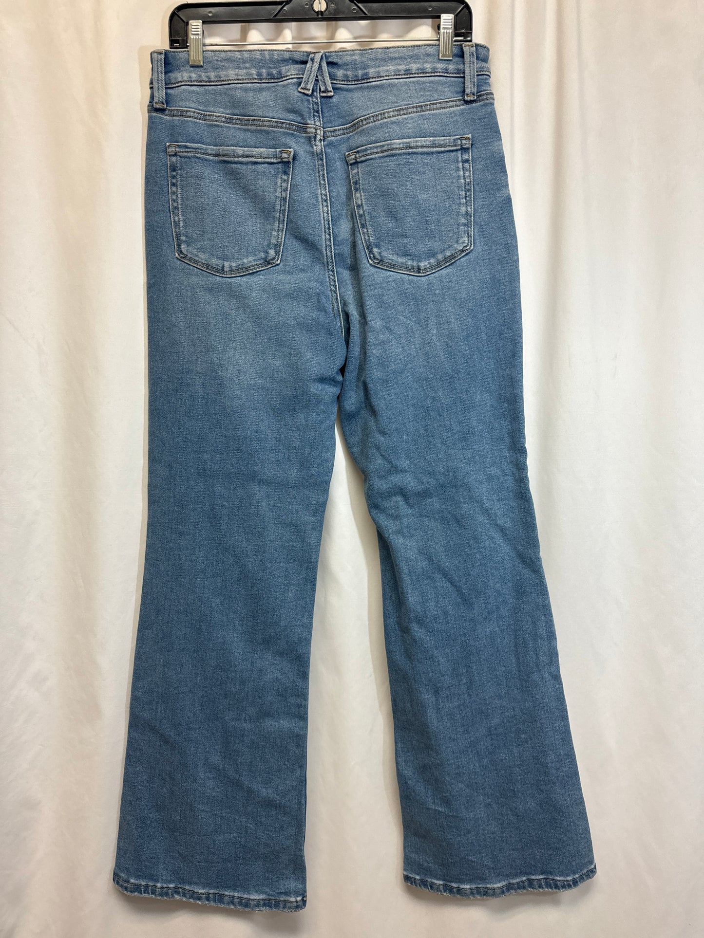 Jeans Flared By Lc Lauren Conrad In Blue Denim, Size: 10