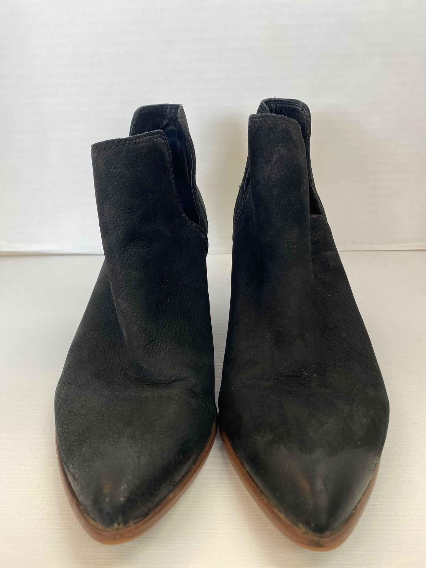 Boots Ankle Heels By Frye In Black, Size: 8.5