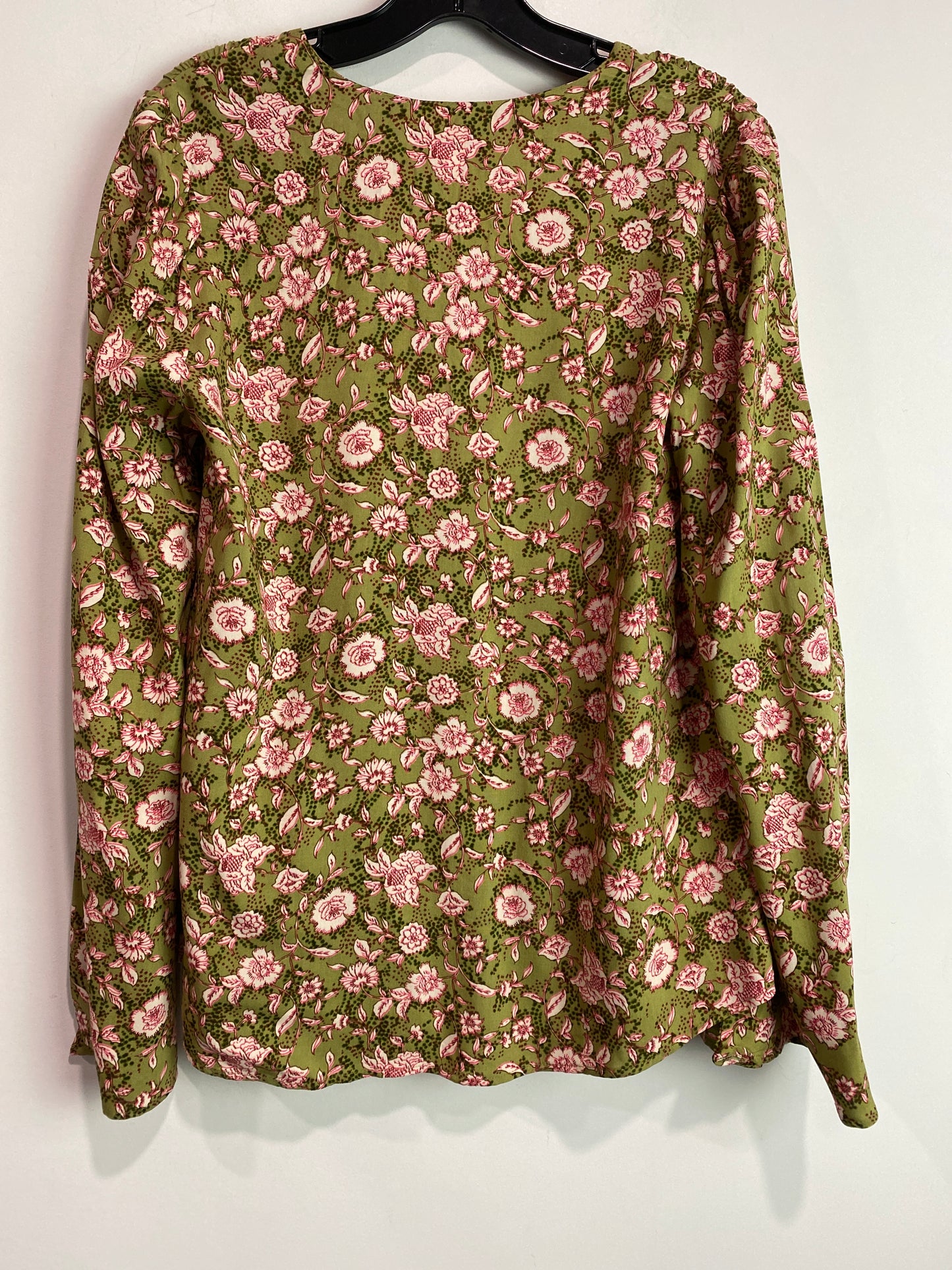 Top Long Sleeve By Jessica Simpson In Green, Size: S