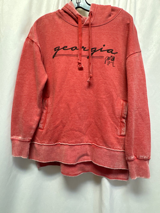 Sweatshirt Hoodie By Clothes Mentor In Red, Size: S