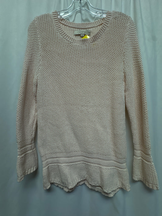 Sweater By Loft In Pink, Size: L