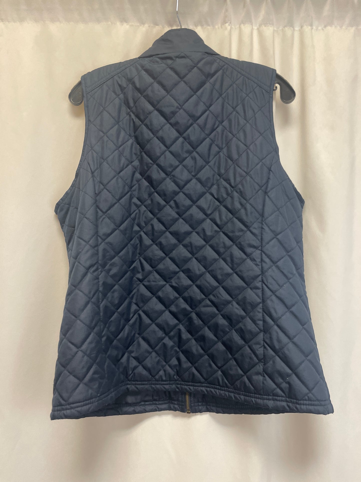 Vest Puffer & Quilted By Basic Editions In Navy, Size: M