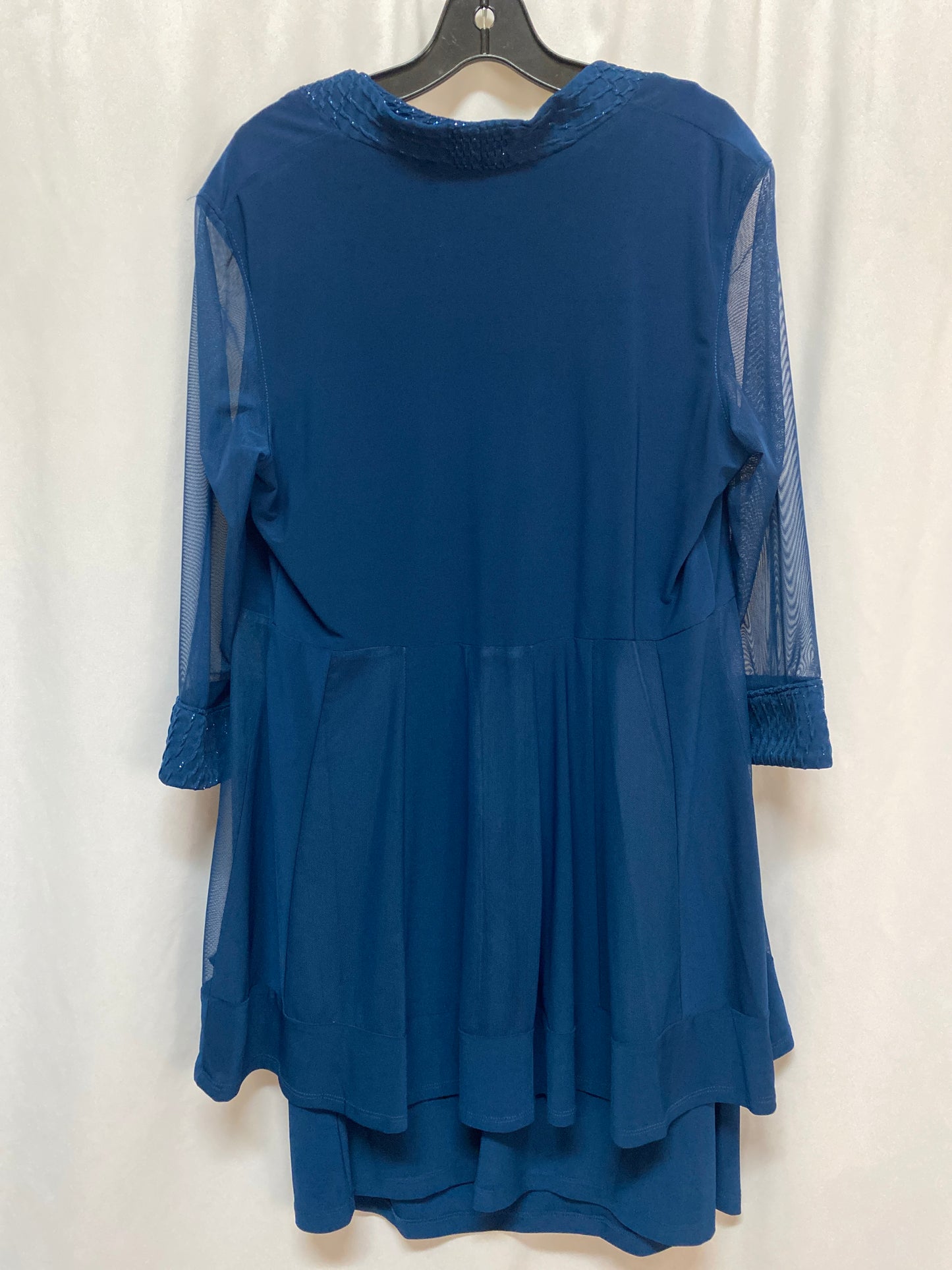 Dress Party Short By R And M Richards In Blue, Size: L