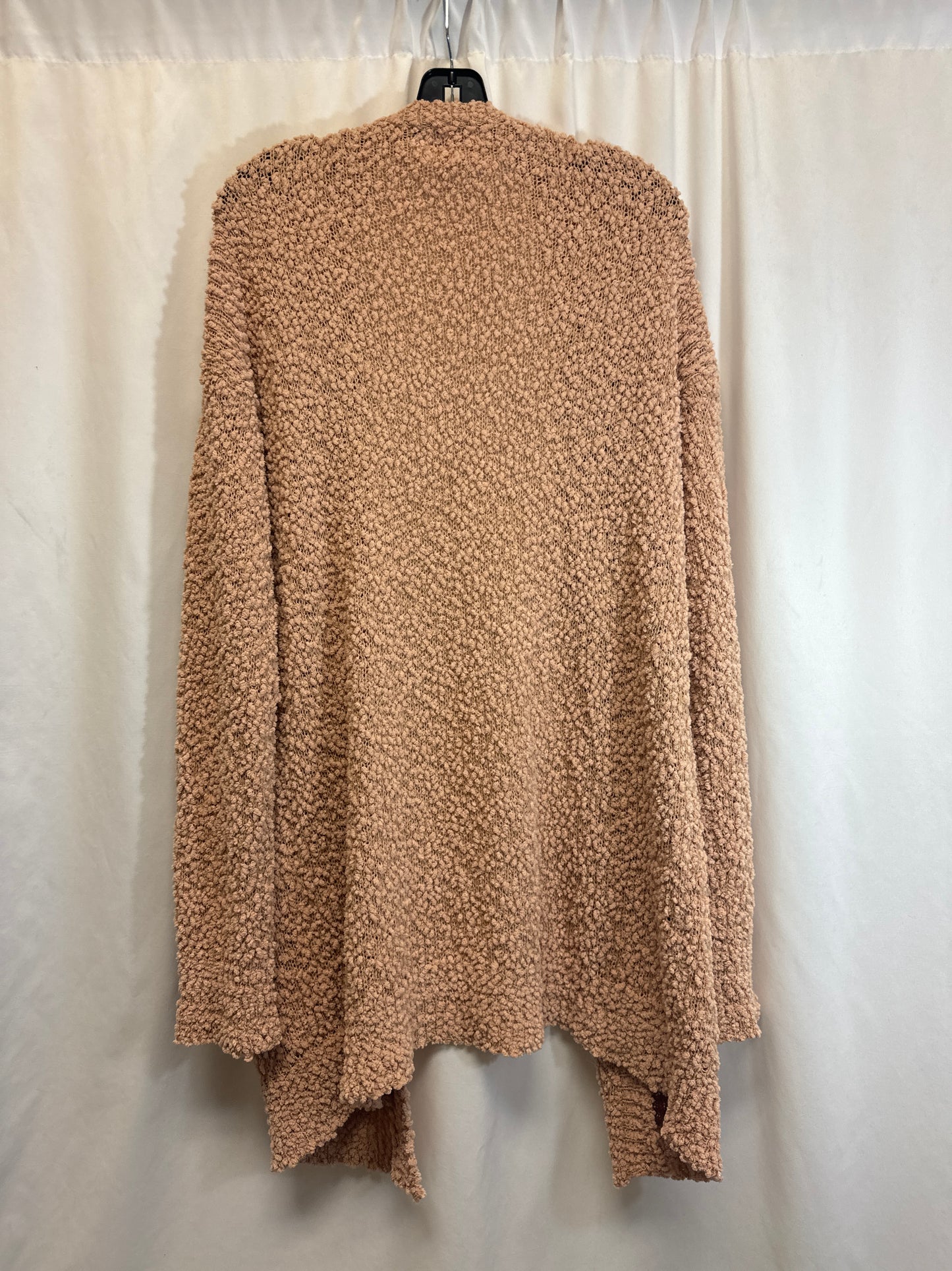 Sweater Cardigan By Listicle In Peach, Size: L