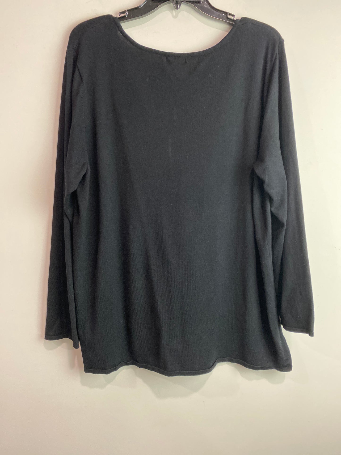 Sweater By Cato In Black, Size: 3x