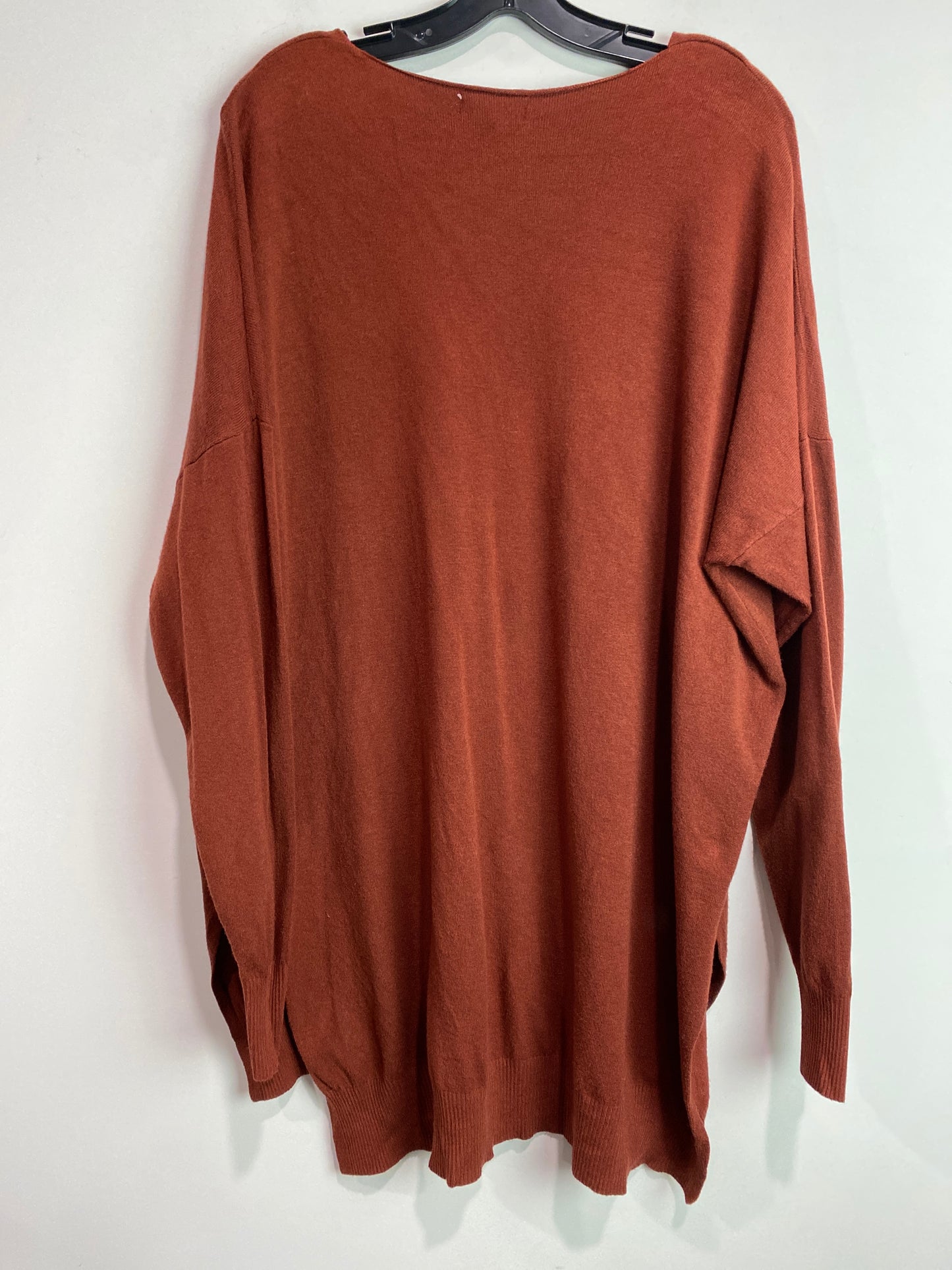 Sweater By Zenana Outfitters In Brown, Size: 1x