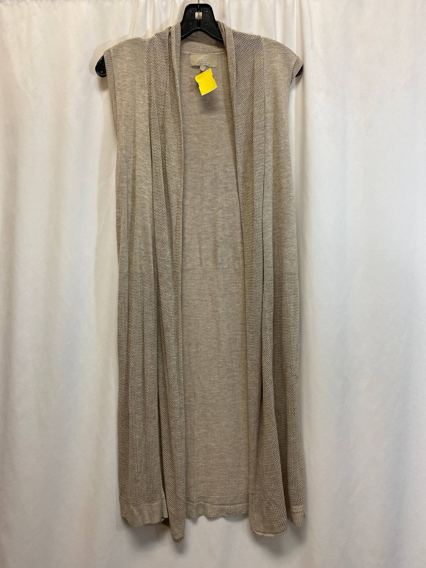 Cardigan By Joan Vass In Taupe, Size: S