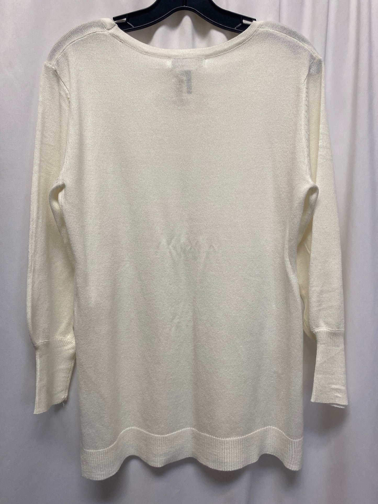 Sweater By New York And Co In White, Size: S