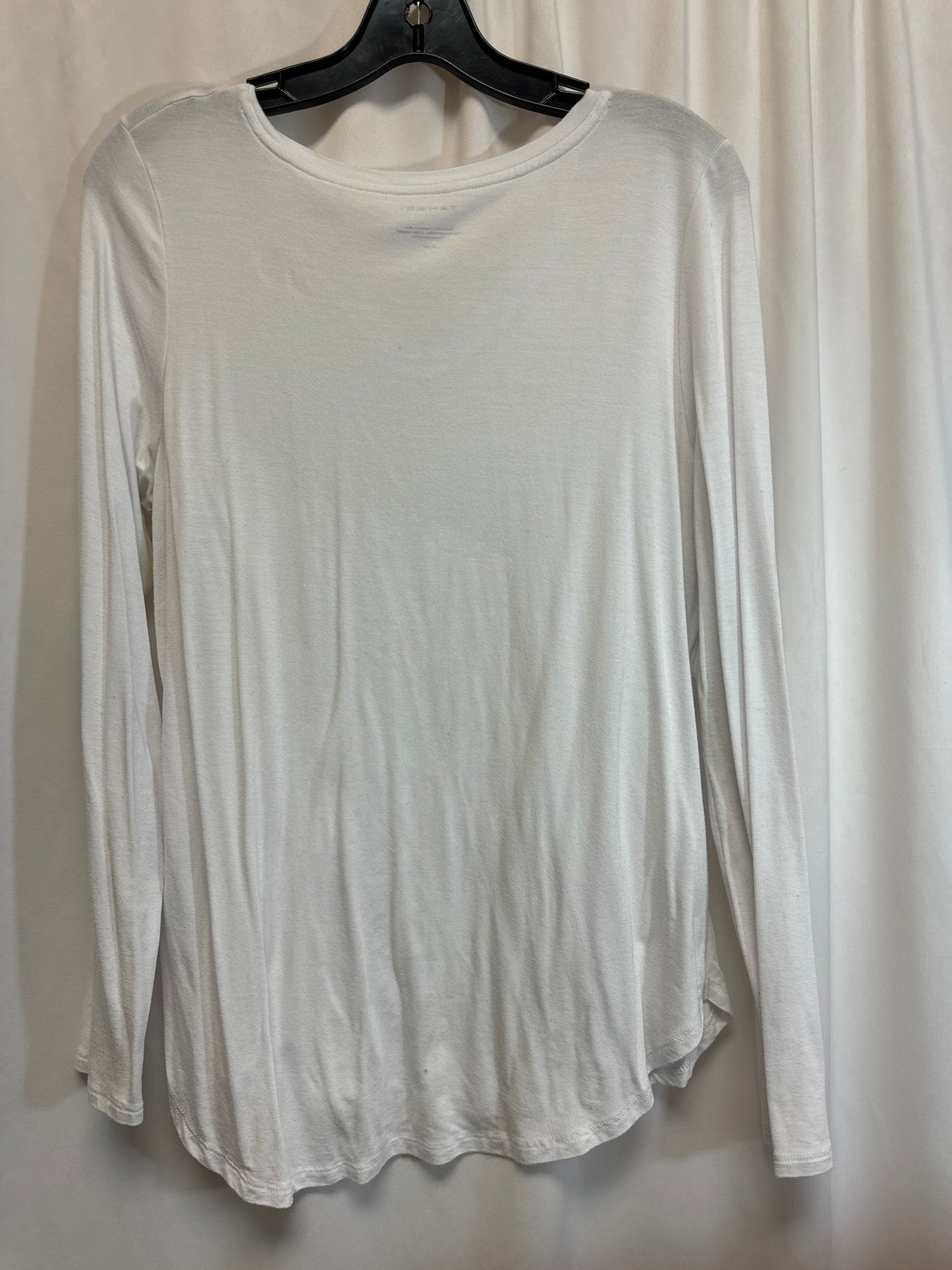 Top Long Sleeve By Tahari By Arthur Levine In White, Size: L