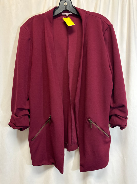 Blazer By Maurices In Purple, Size: Xl