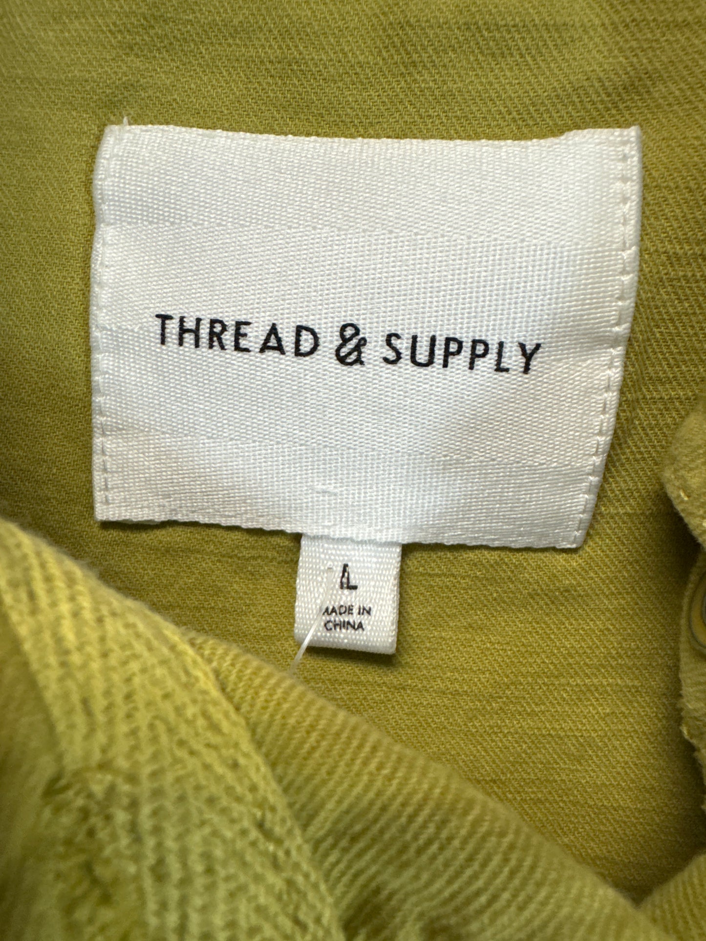 Jacket Other By Thread And Supply In Green, Size: L