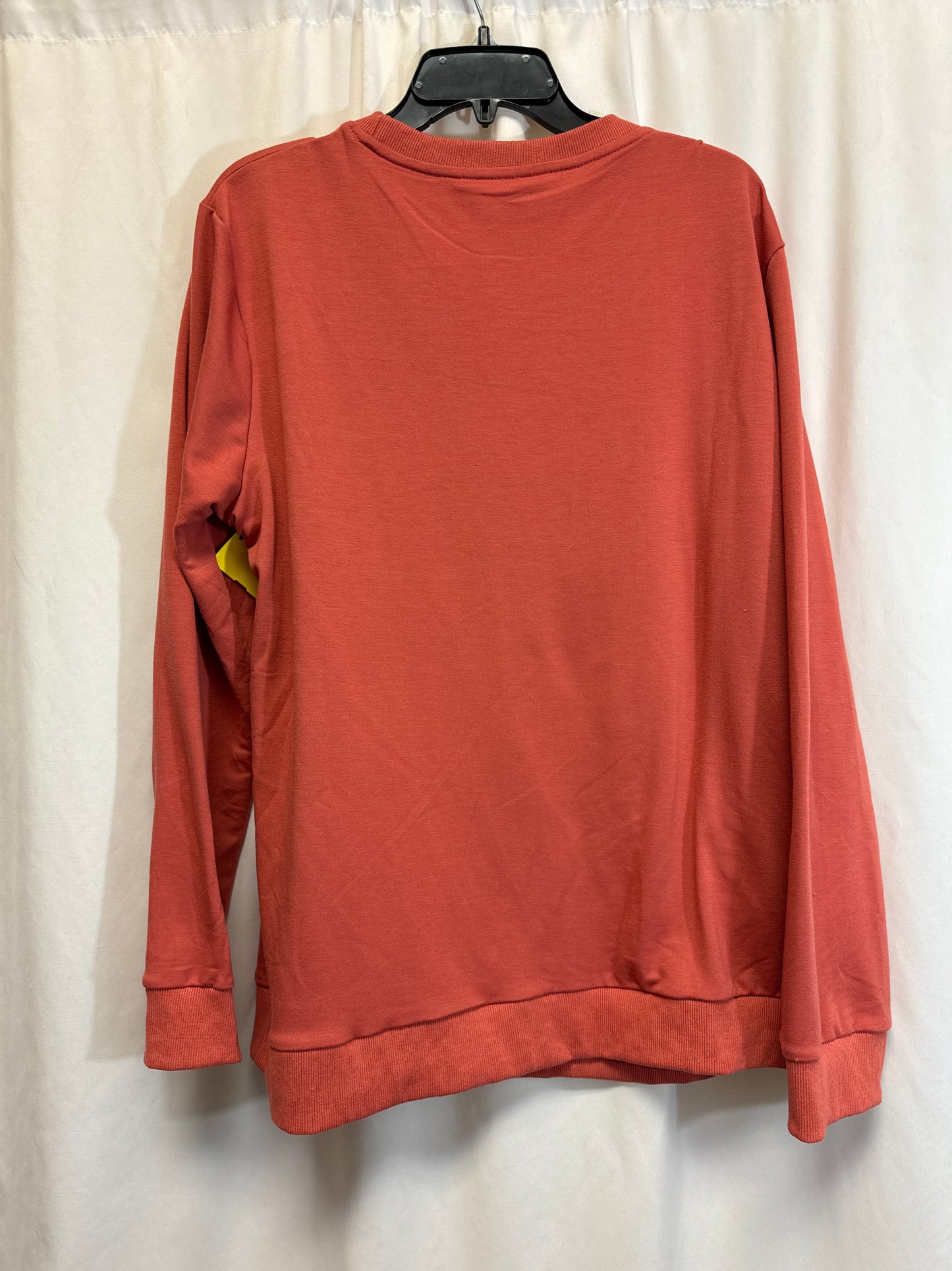 Sweatshirt Crewneck By Clothes Mentor In Peach, Size: 2x