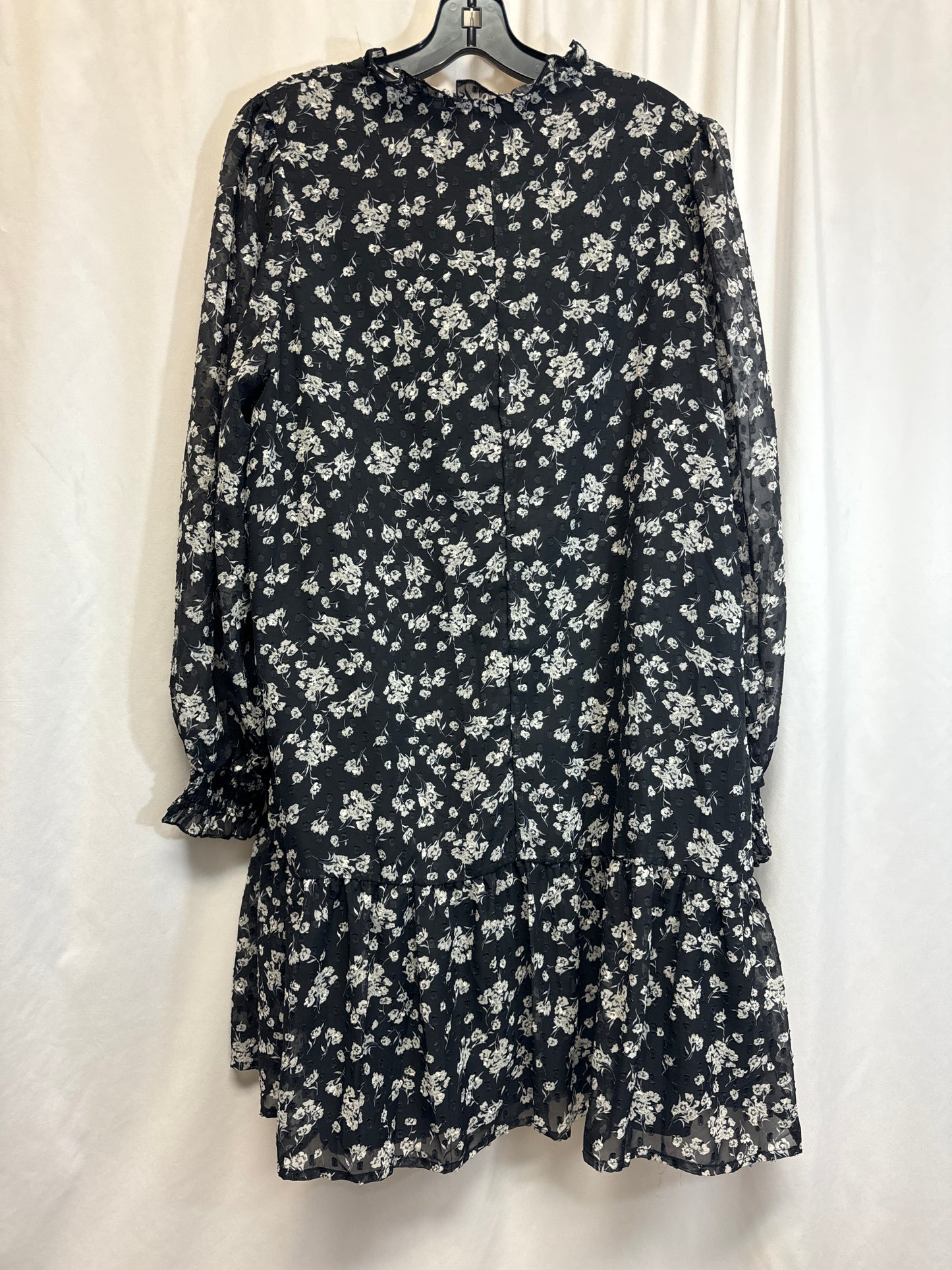 Dress Casual Midi By Shein In Black, Size: 2x