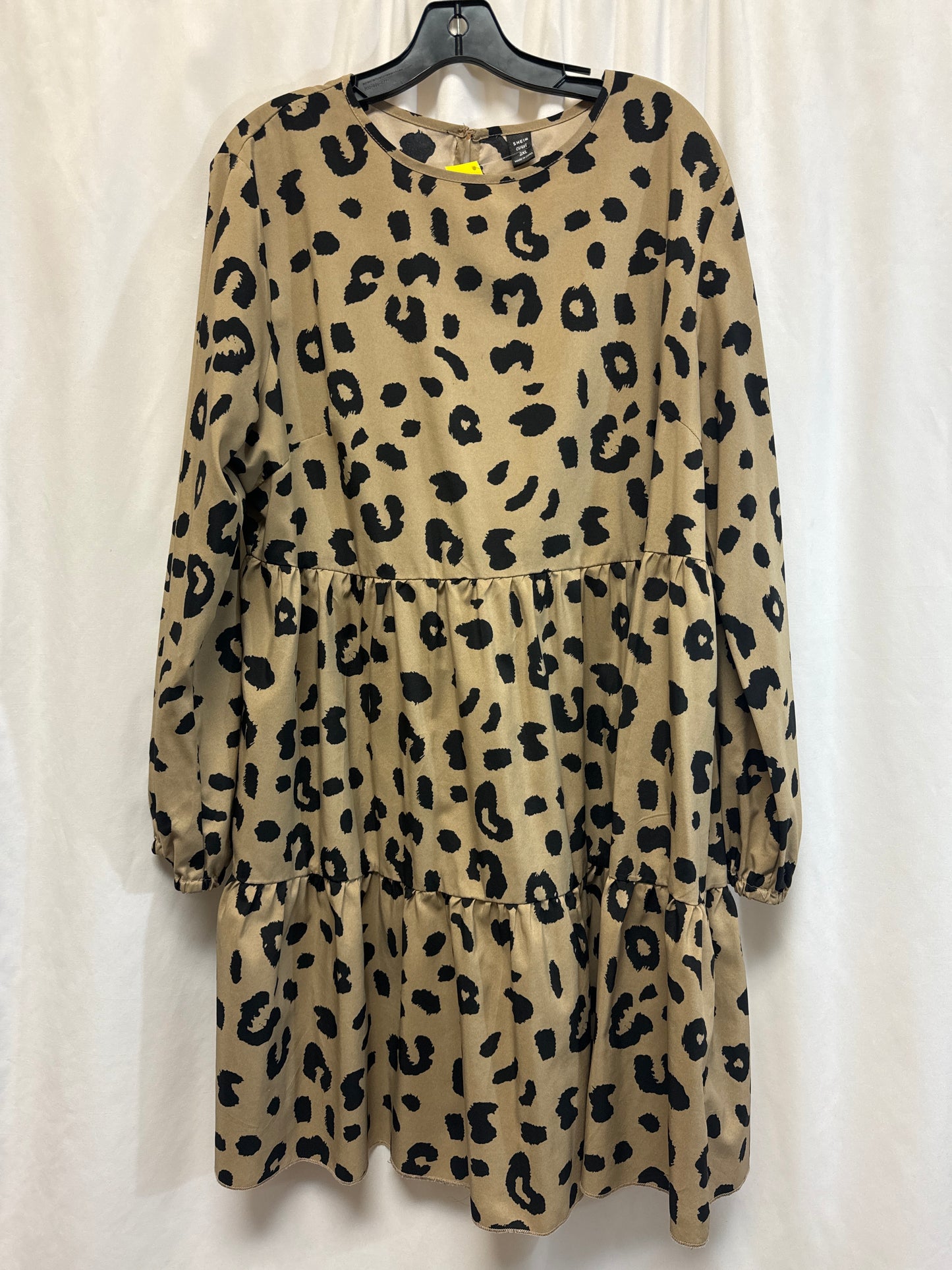 Dress Casual Midi By Shein In Animal Print, Size: 2x