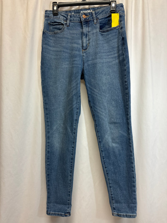 Jeans Skinny By Sonoma In Blue Denim, Size: 6