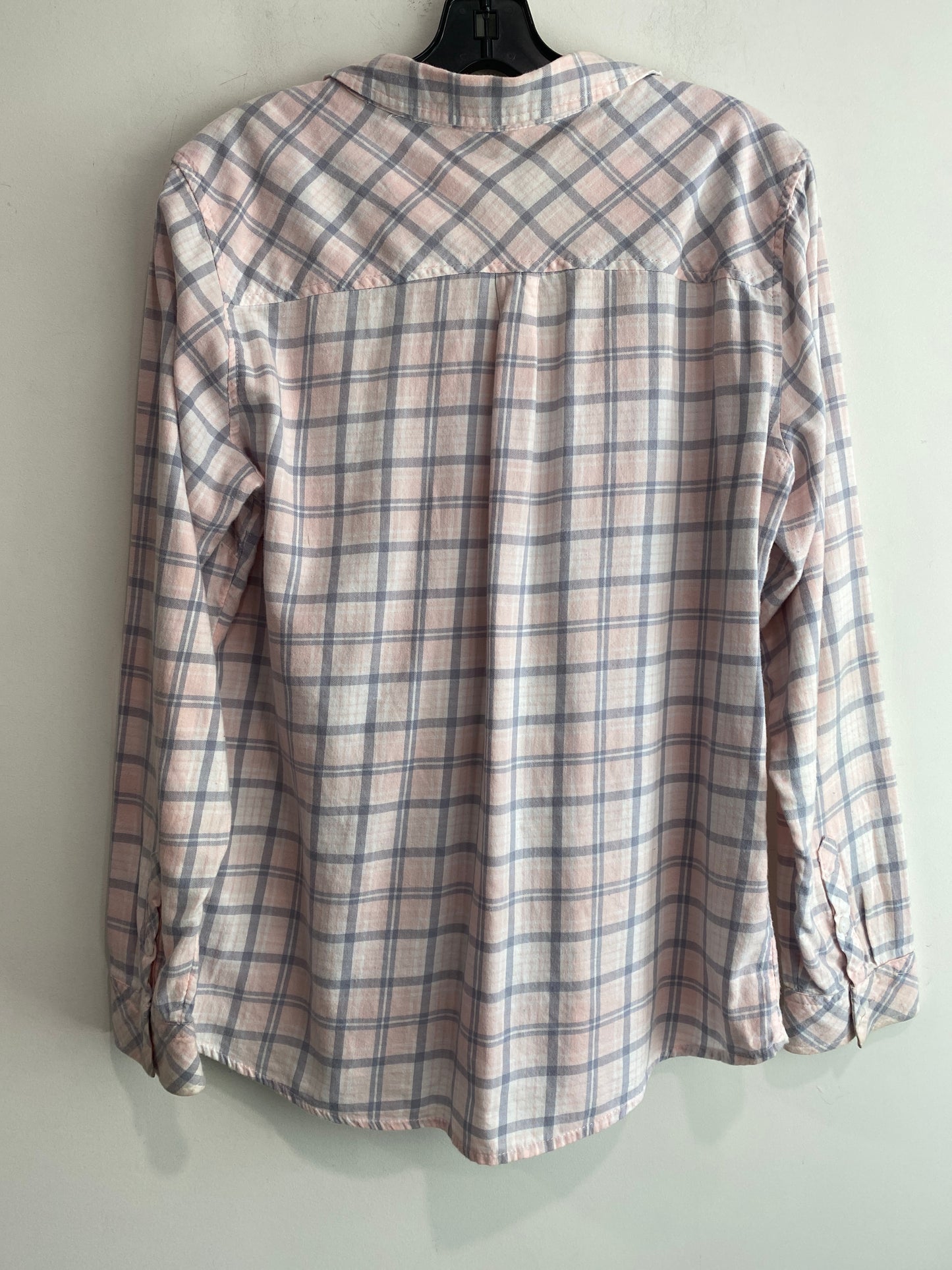 Top Long Sleeve By Croft And Barrow In Pink, Size: L