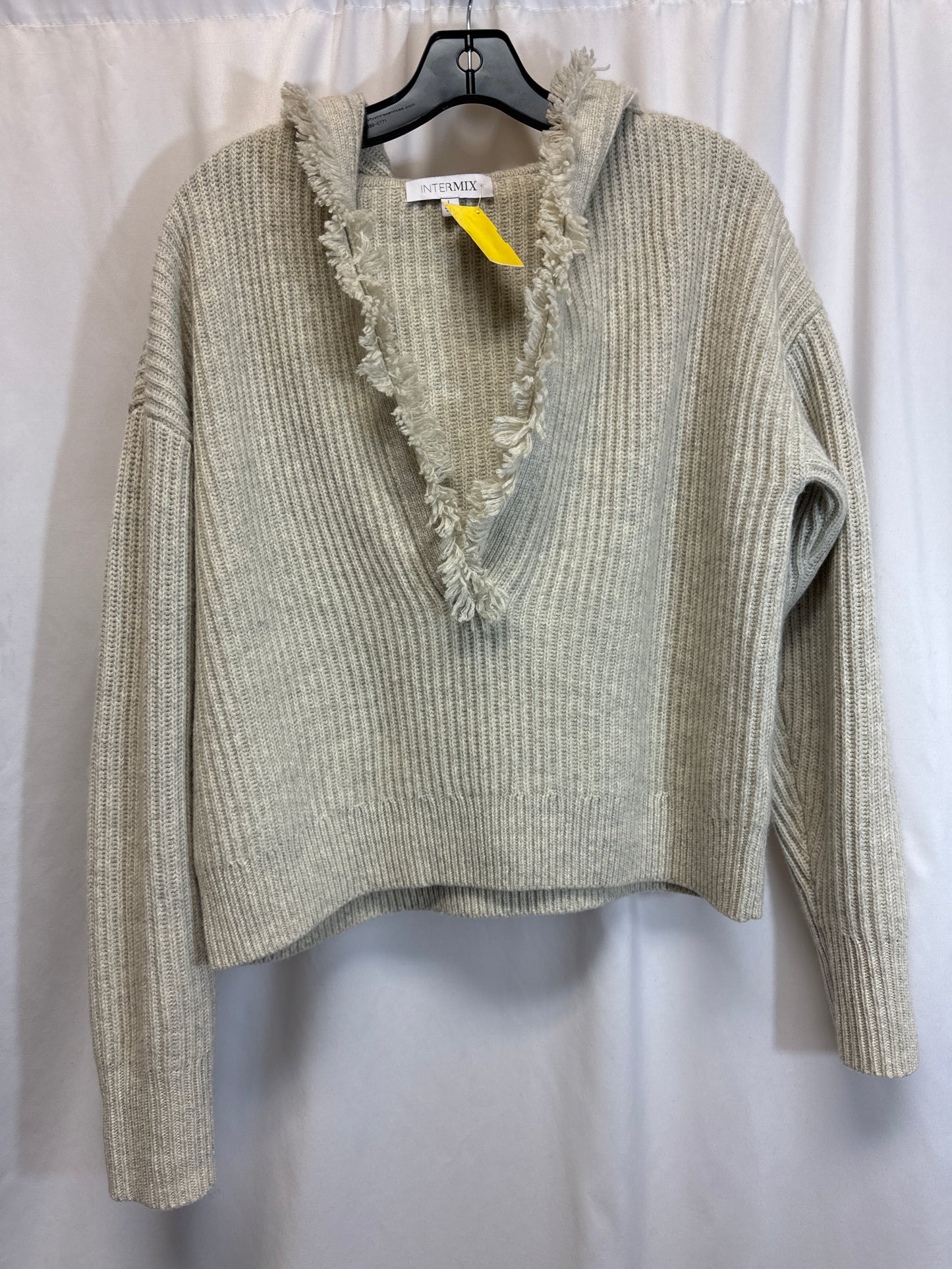 Sweater By Clothes Mentor In Beige, Size: L