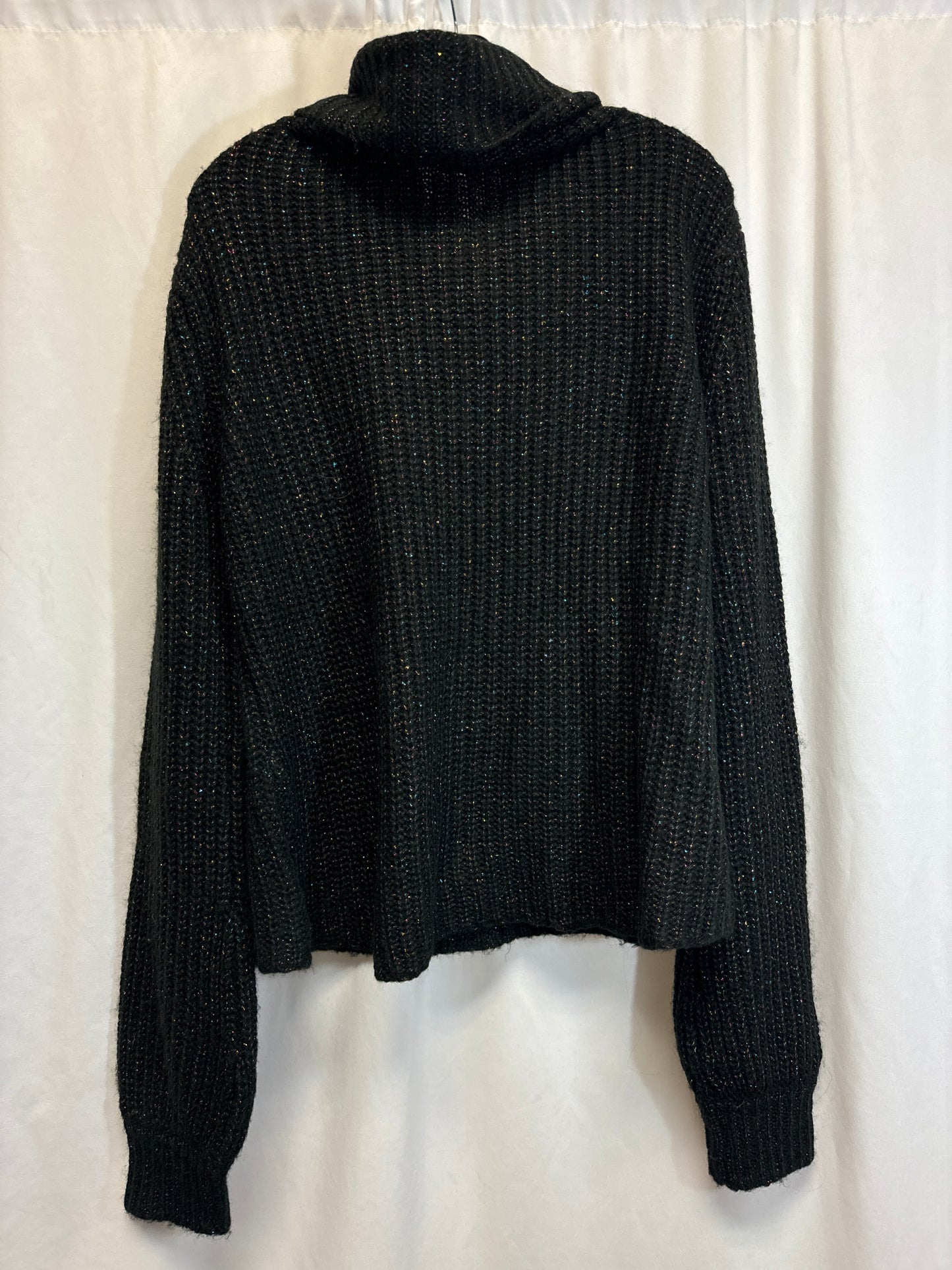 Sweater By Clothes Mentor In Black, Size: L