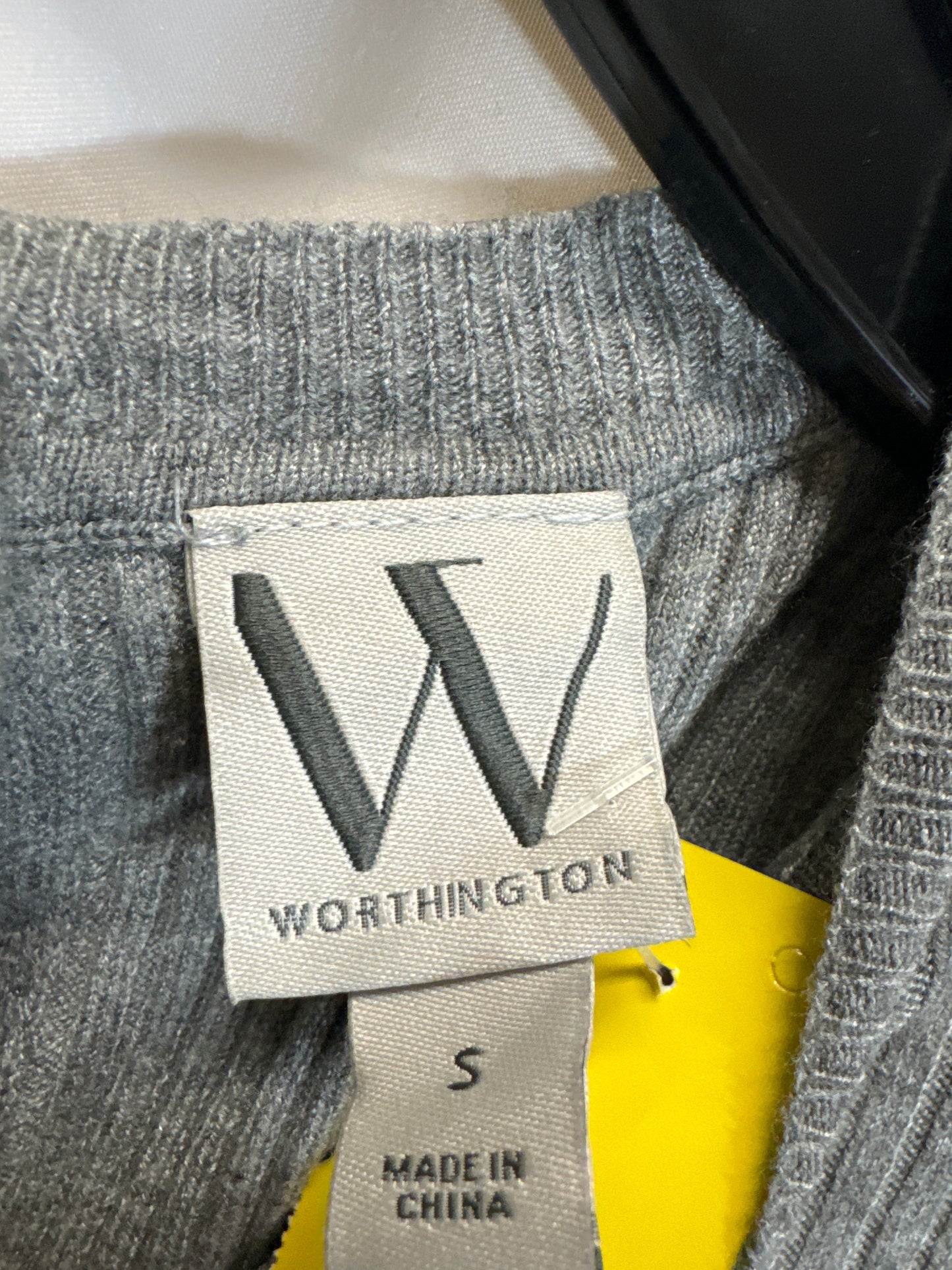 Dress Sweater By Worthington In Grey, Size: S