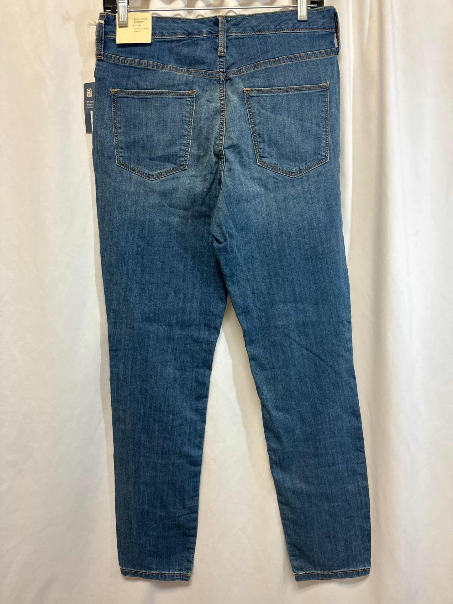 Jeans Skinny By Universal Thread In Blue Denim, Size: 8