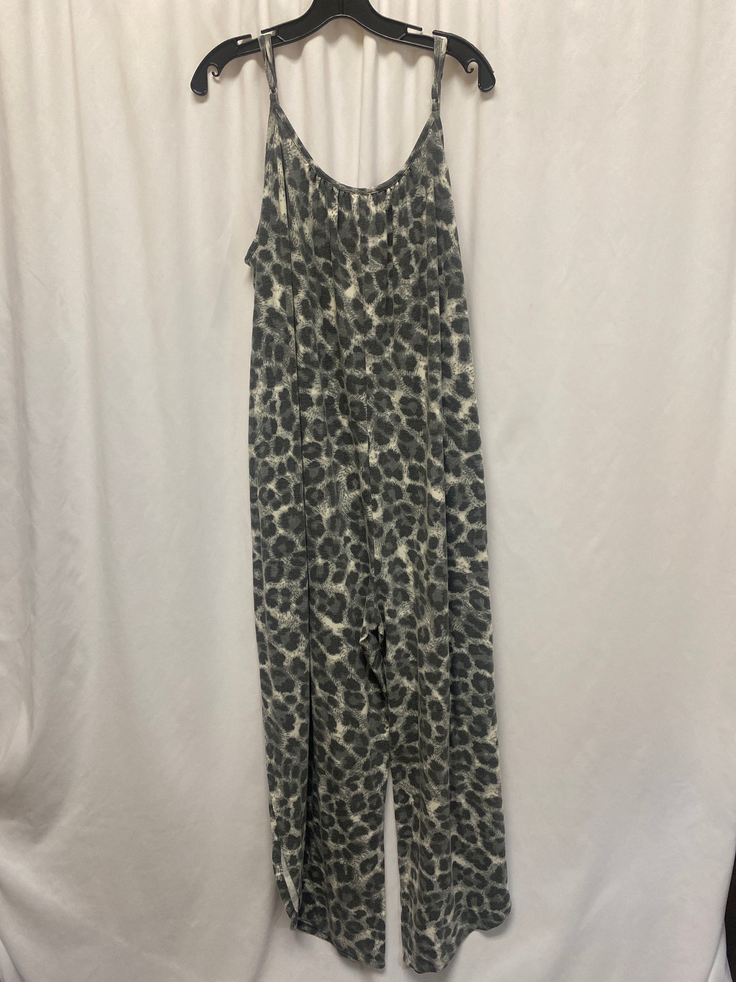 Jumpsuit By Zenana Outfitters In Animal Print, Size: 2x