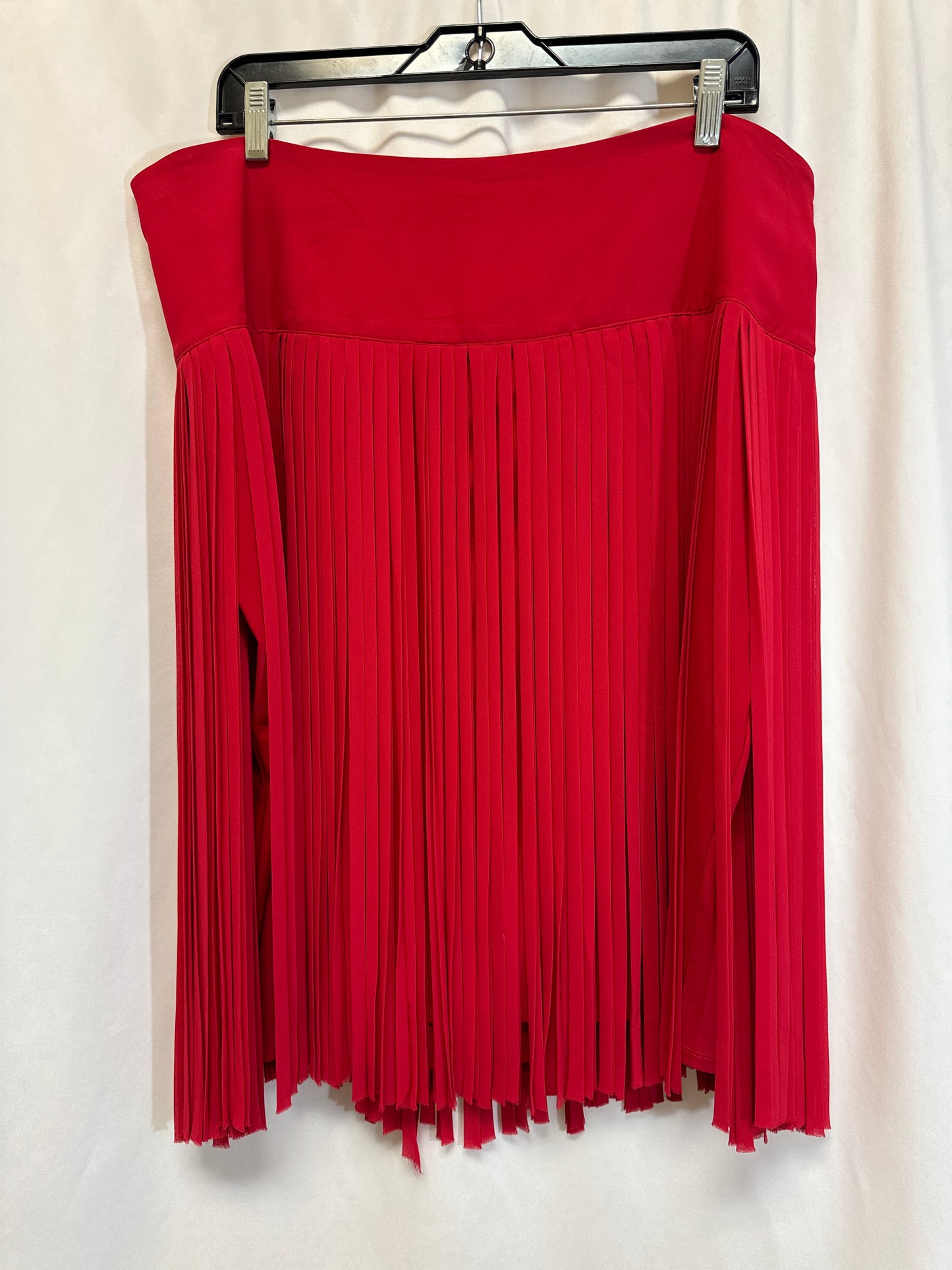 Skirt Midi By Lane Bryant In Red, Size: 18