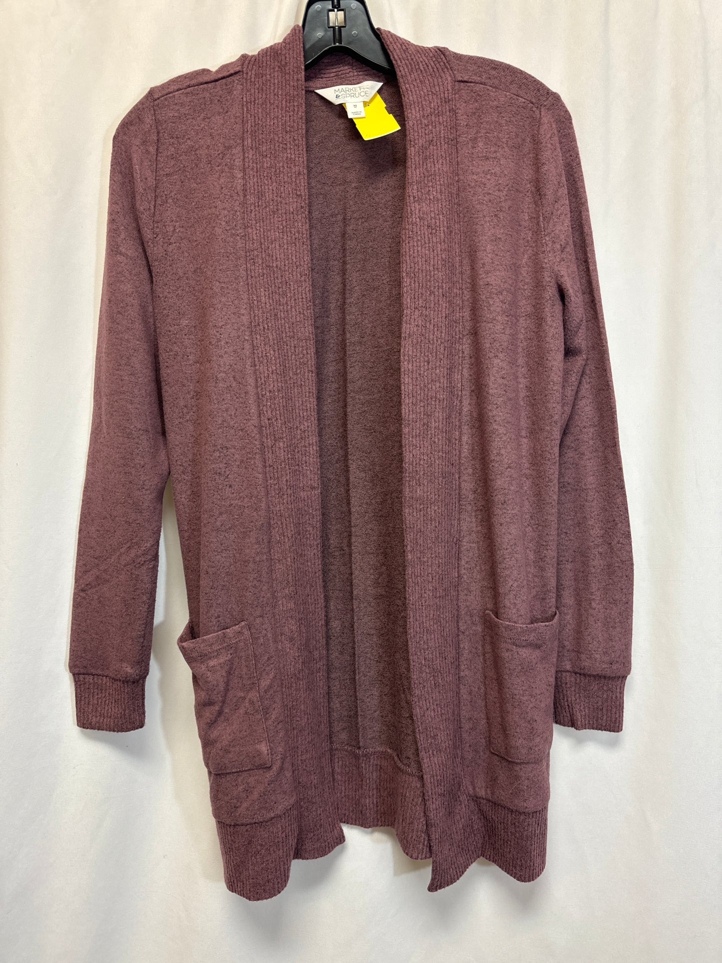 Cardigan By Market & Spruce In Purple, Size: Xs