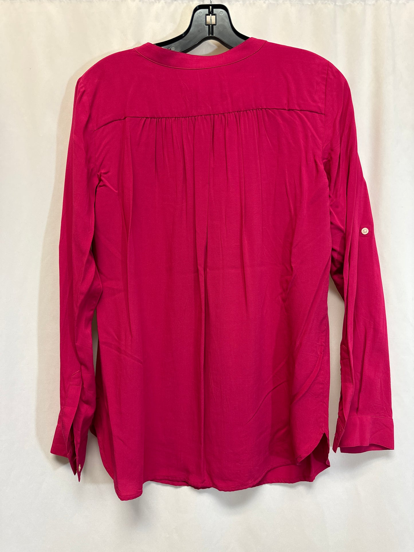 Top Long Sleeve By Loft In Pink, Size: Xs