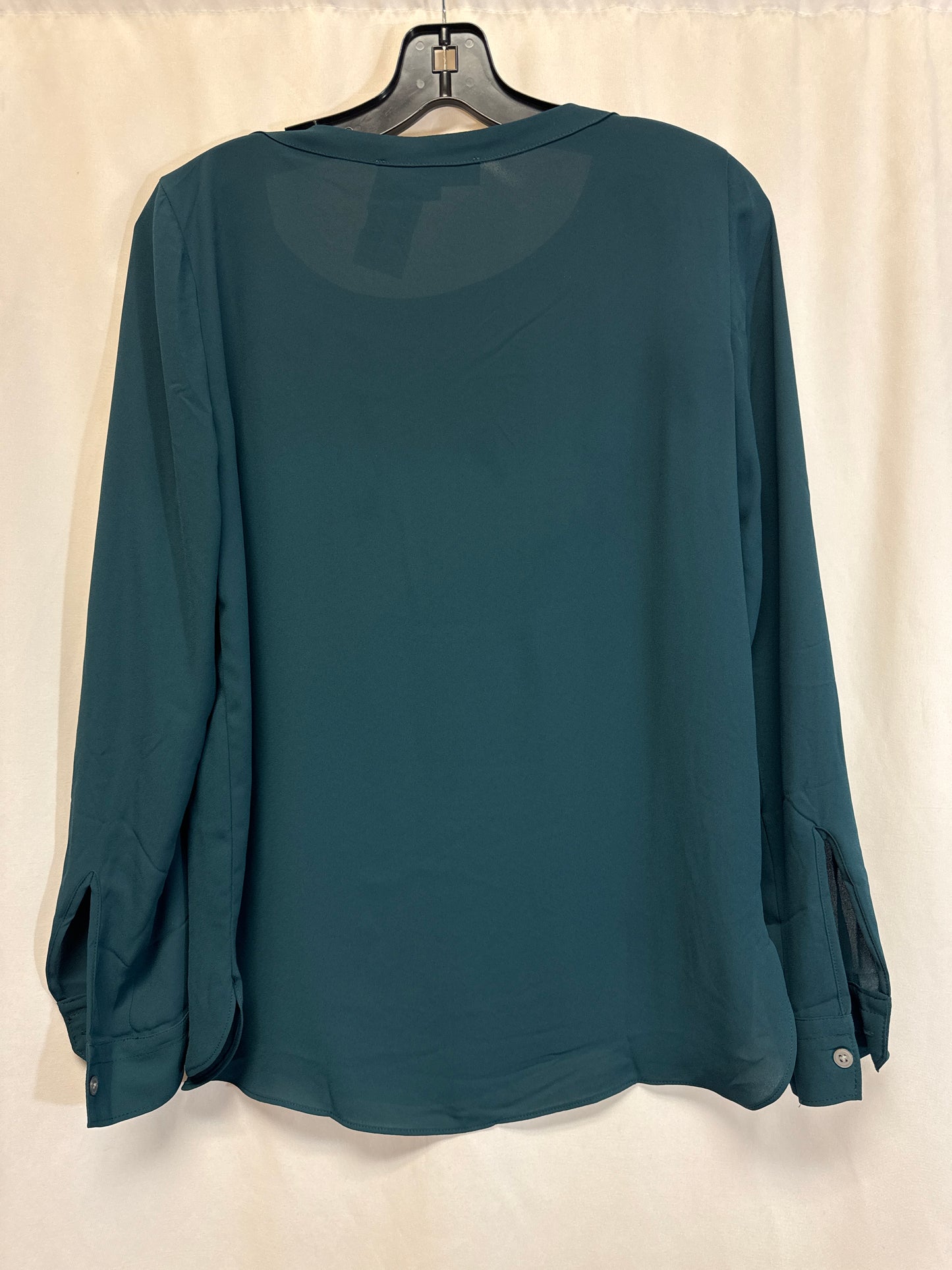 Top Long Sleeve By Loft In Green, Size: Xs