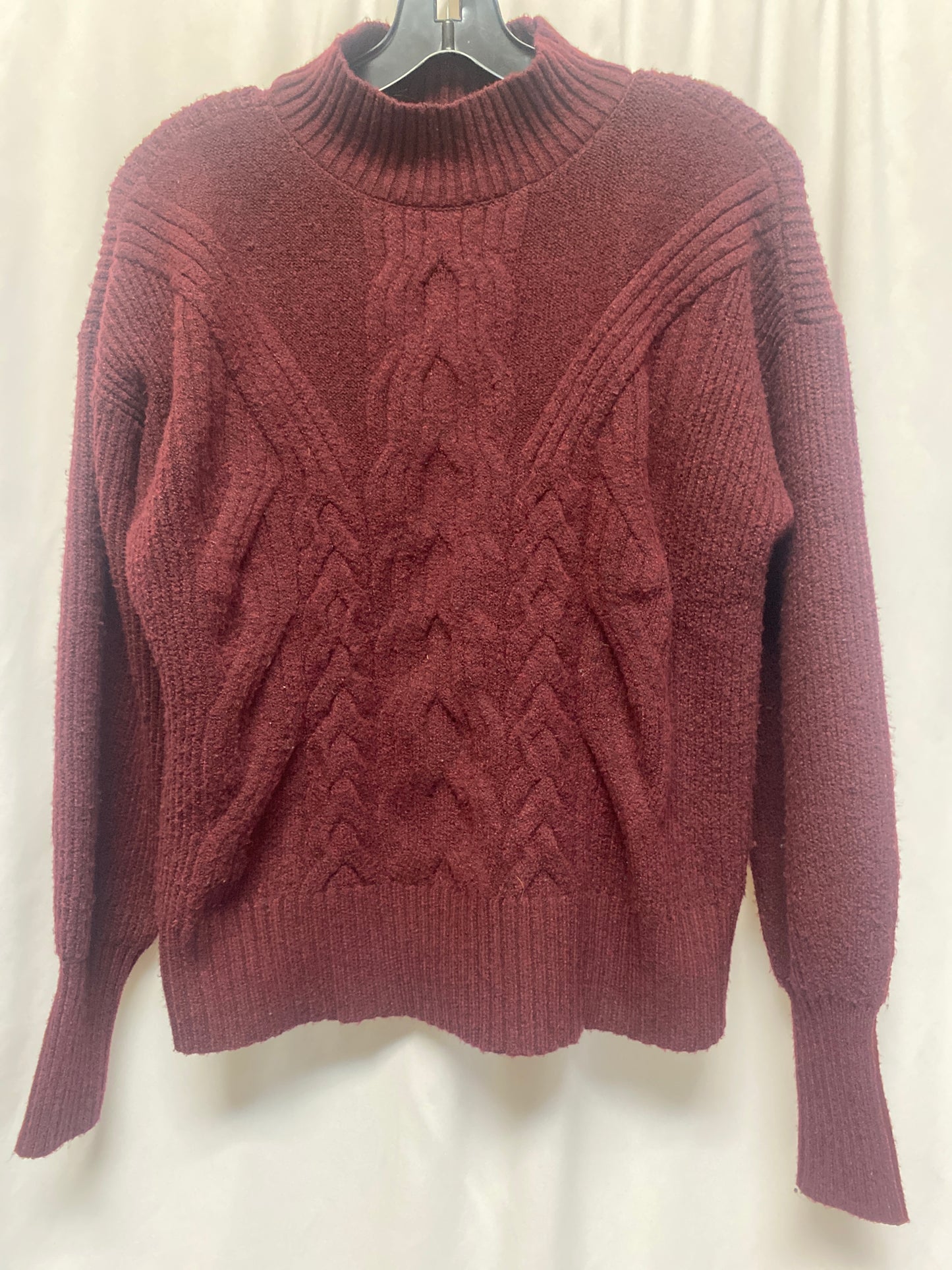 Sweater By Simply Vera In Maroon, Size: M