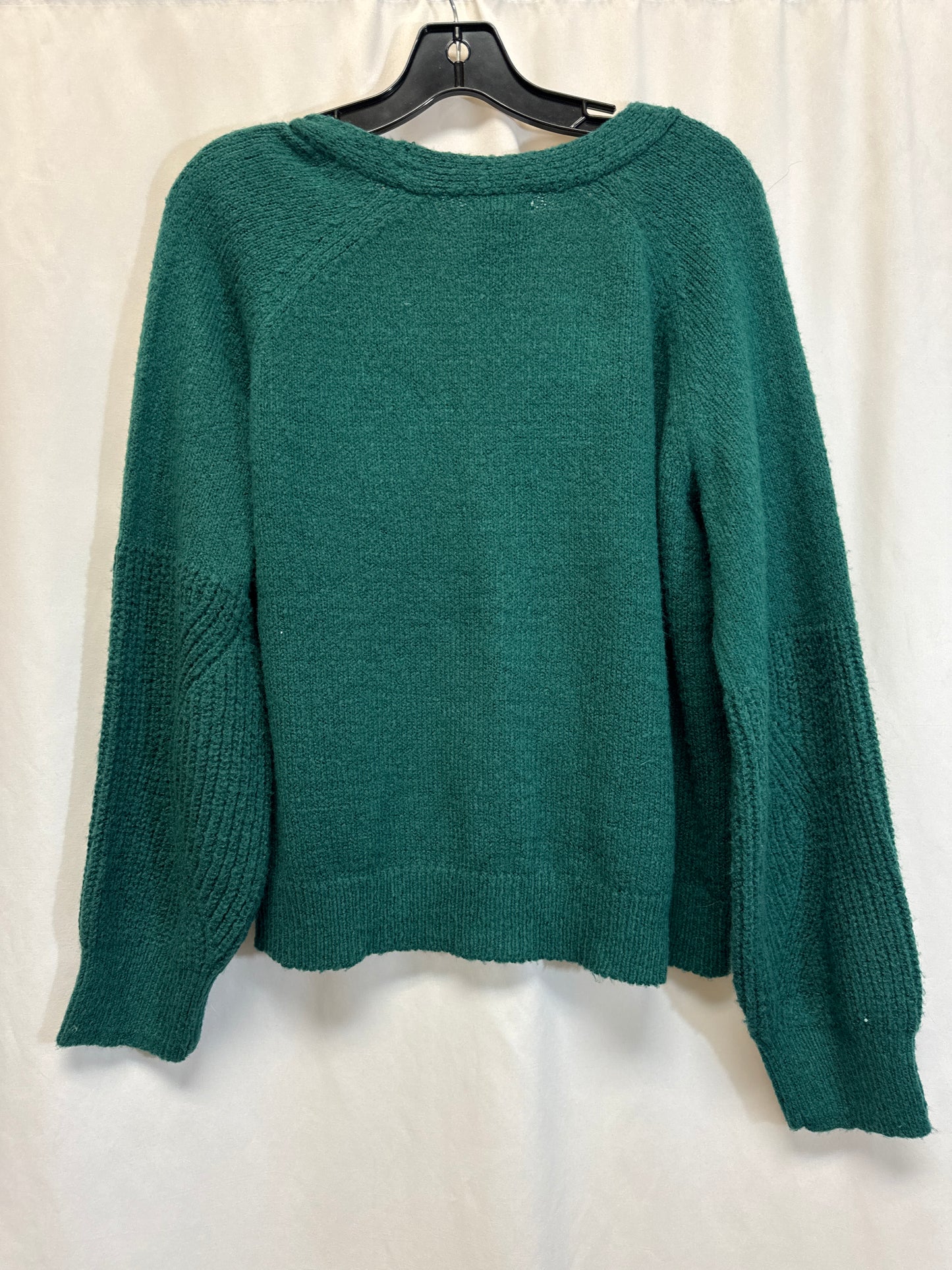 Sweater Cardigan By Maurices In Green, Size: L