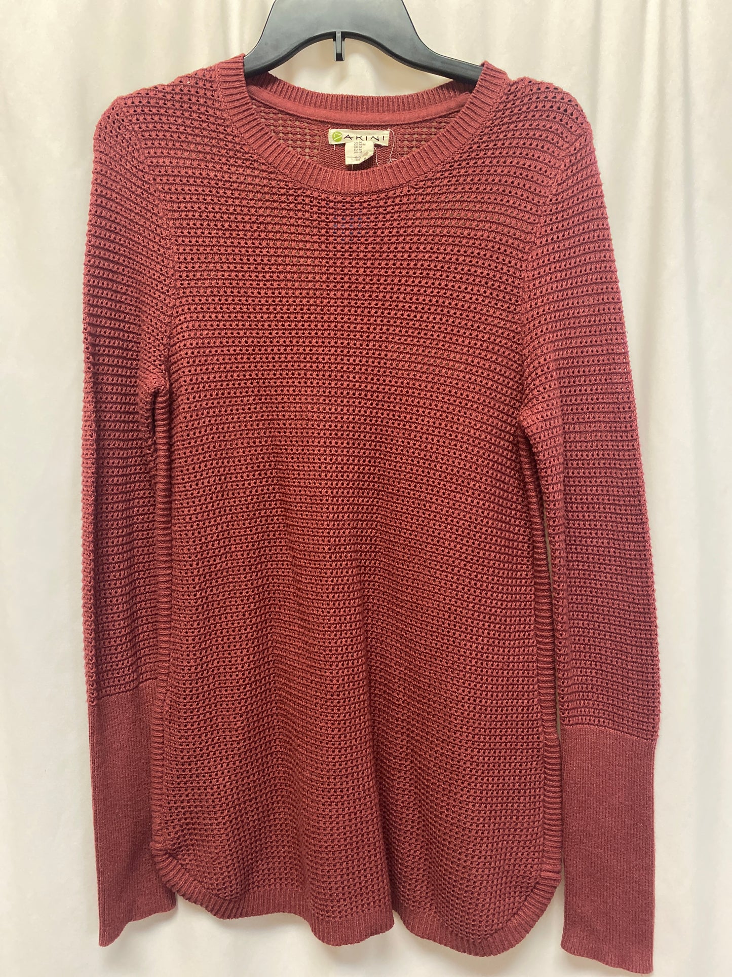 Sweater By Clothes Mentor In Maroon, Size: M