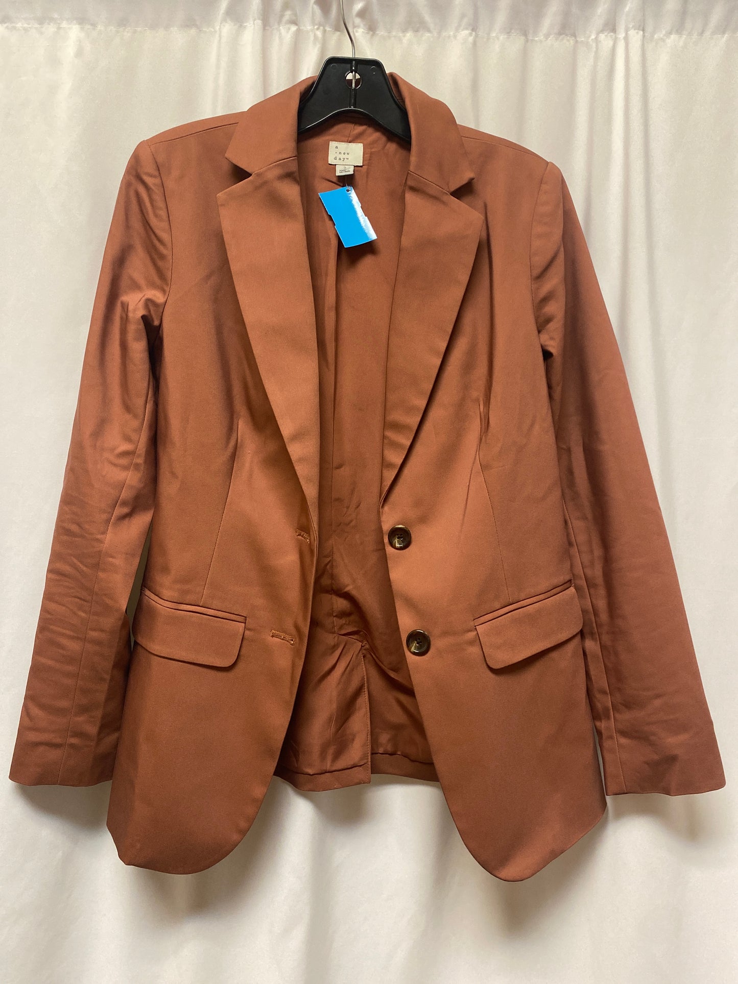 Blazer By A New Day In Brown, Size: Xs