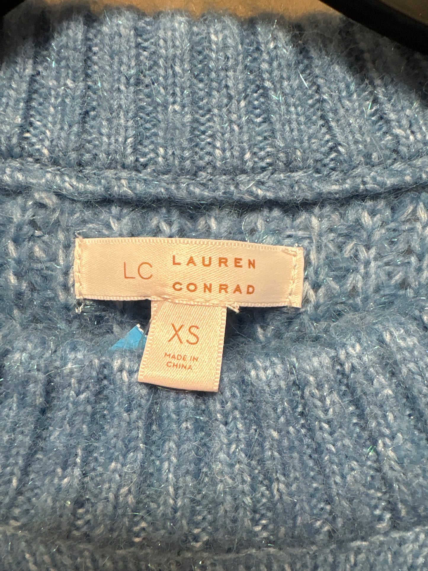 Sweater By Lc Lauren Conrad In Blue, Size: Xs