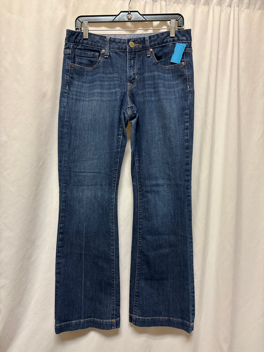 Jeans Straight By Gap In Blue Denim, Size: 8