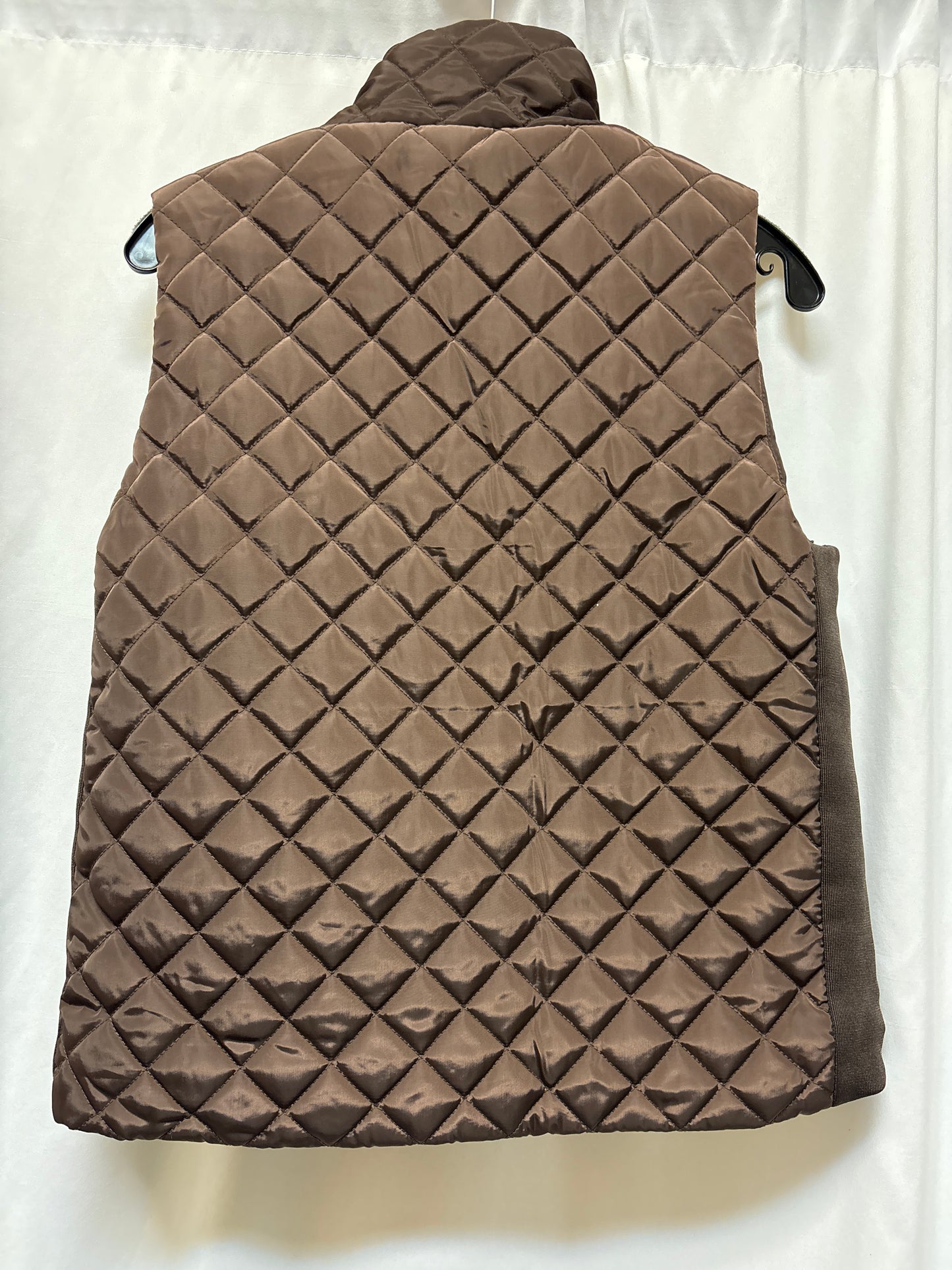 Vest Puffer & Quilted By Ci Sono In Brown, Size: L