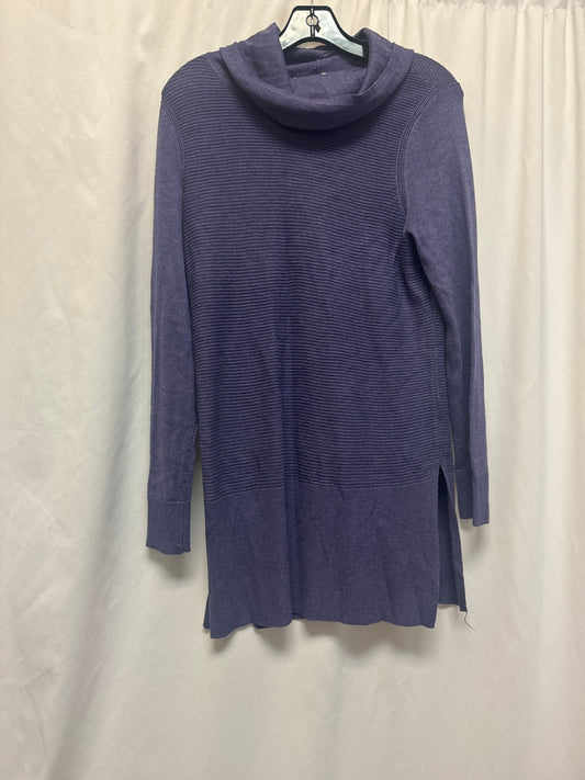 Tunic Long Sleeve By Adrienne Vittadini In Purple, Size: M