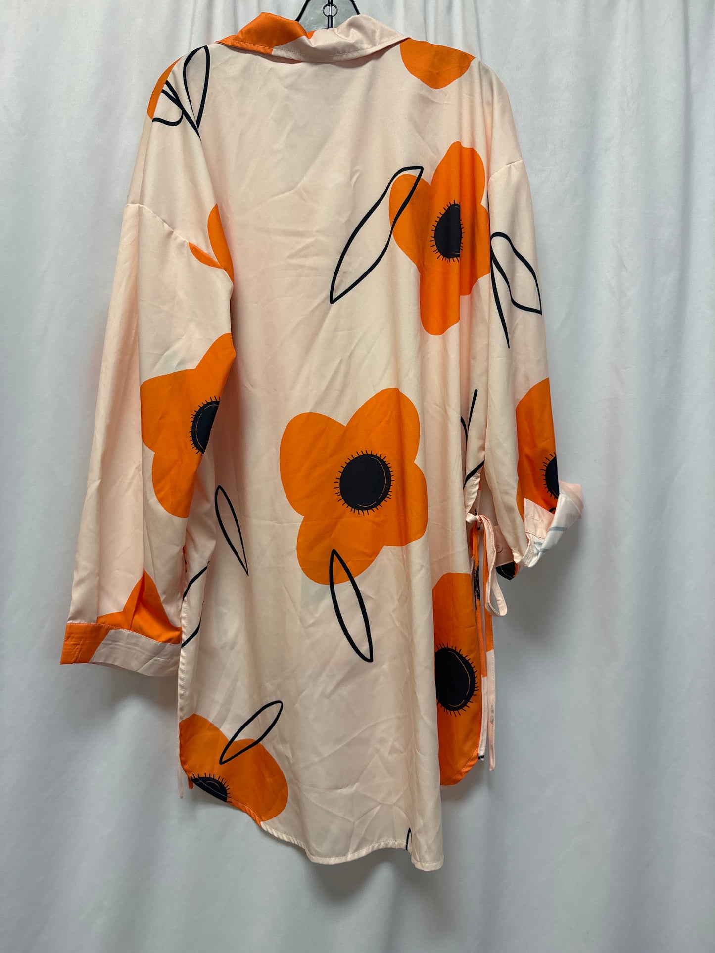 Tunic Long Sleeve By Cmf In Orange, Size: Xl